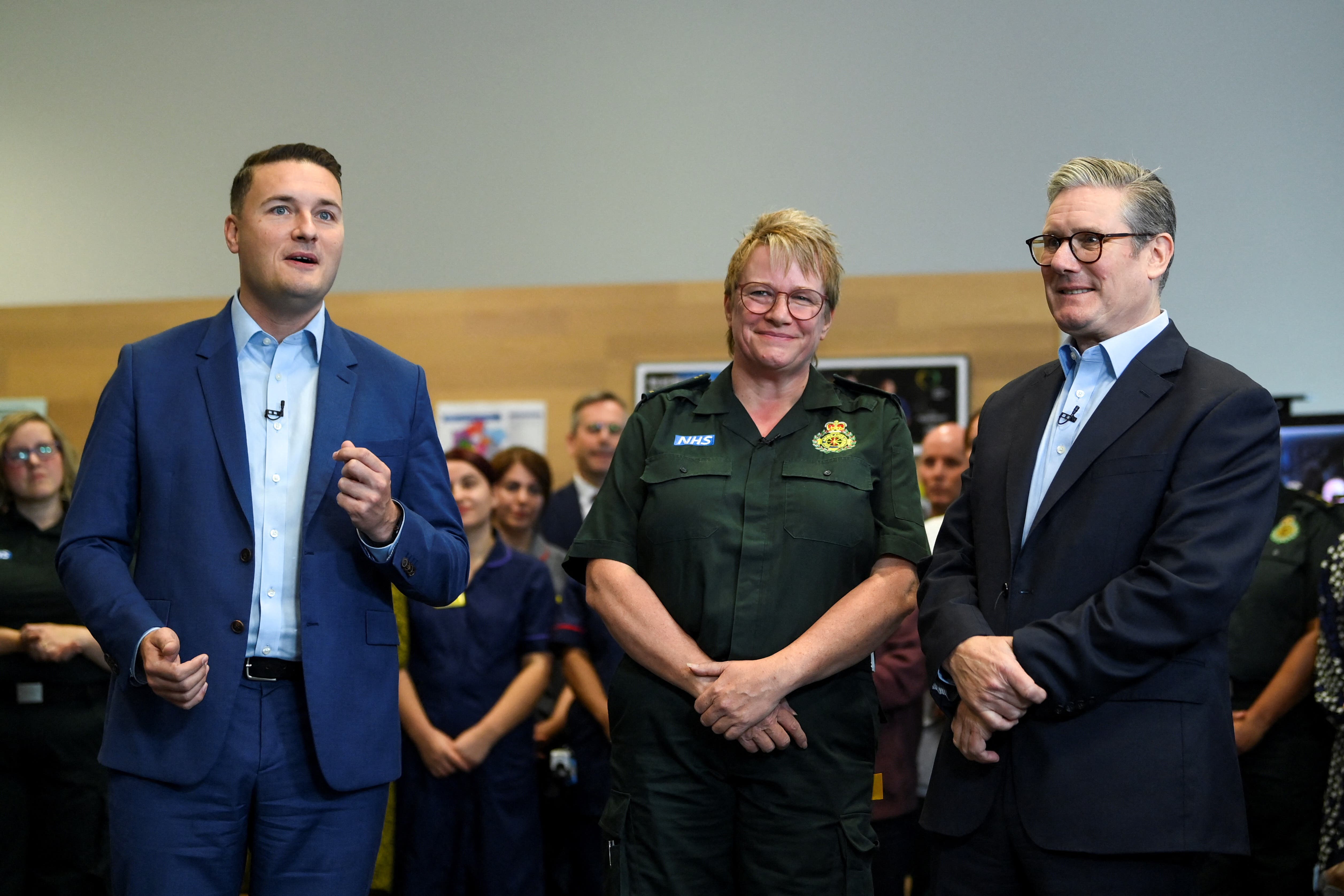 Prime Minister Sir Keir Starmer and Health Secretary Wes Streeting (PA)