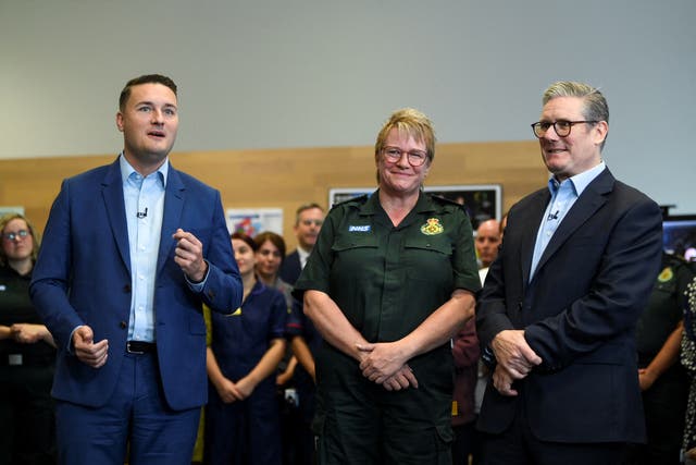 <p>Prime Minister Sir Keir Starmer and Health Secretary Wes Streeting (PA)</p>