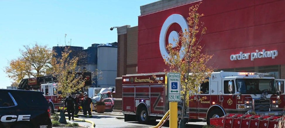 The Target store on Mannheim Rd has reportedly been left with significant damages due to the fire