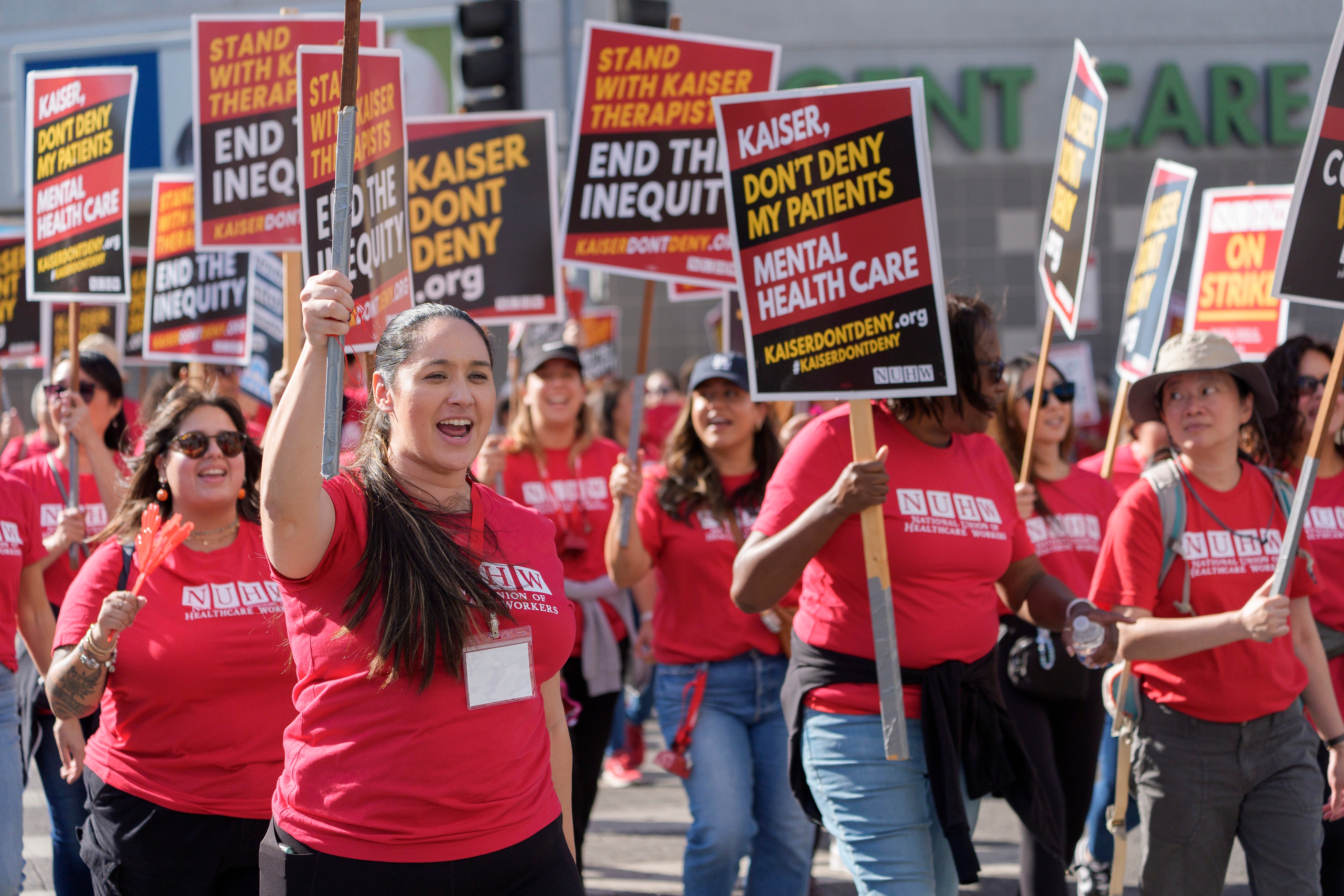California Mental Health Workers Strike