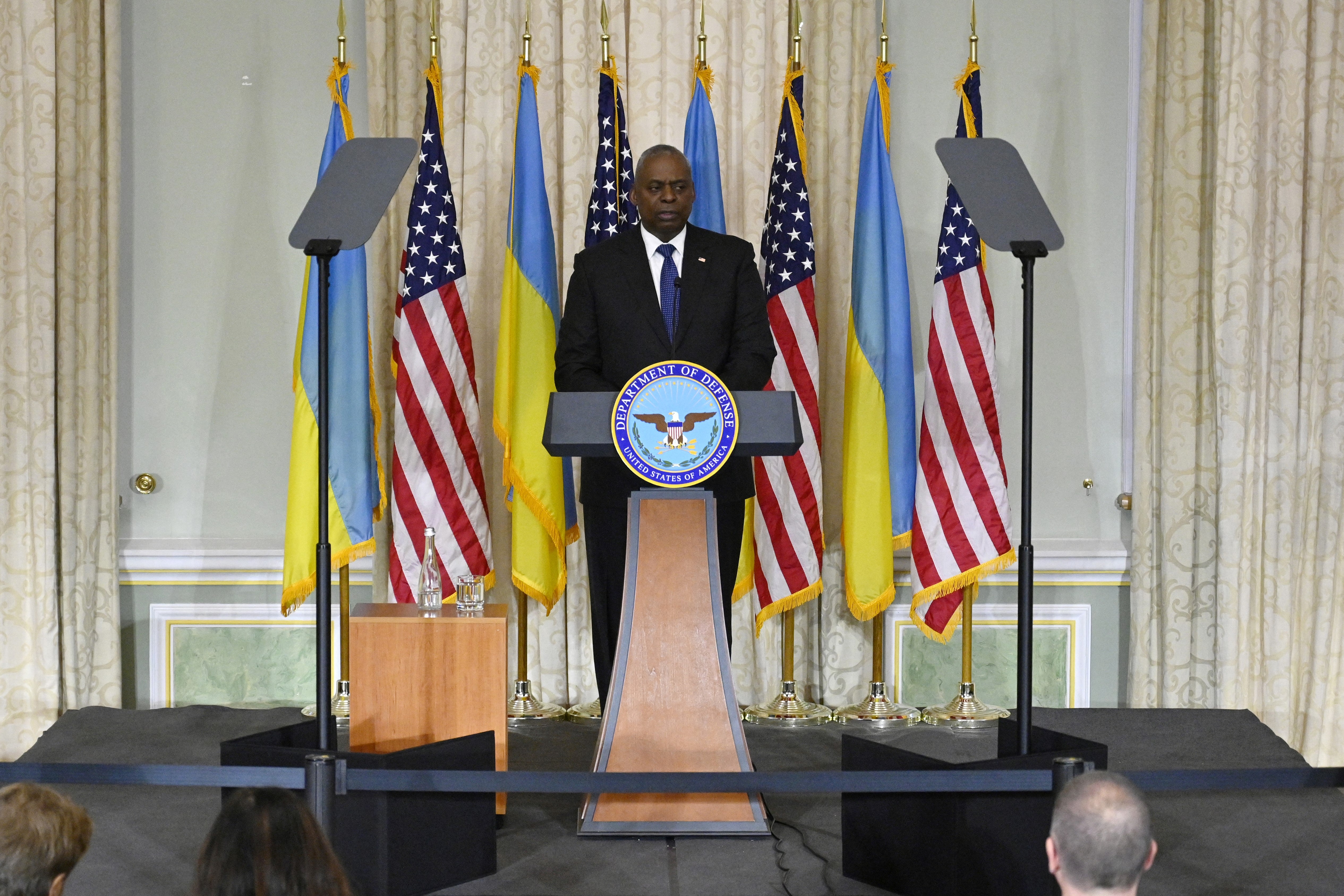 Austin announced $400m in new arms for Ukraine on Monday during a visit to Kyiv