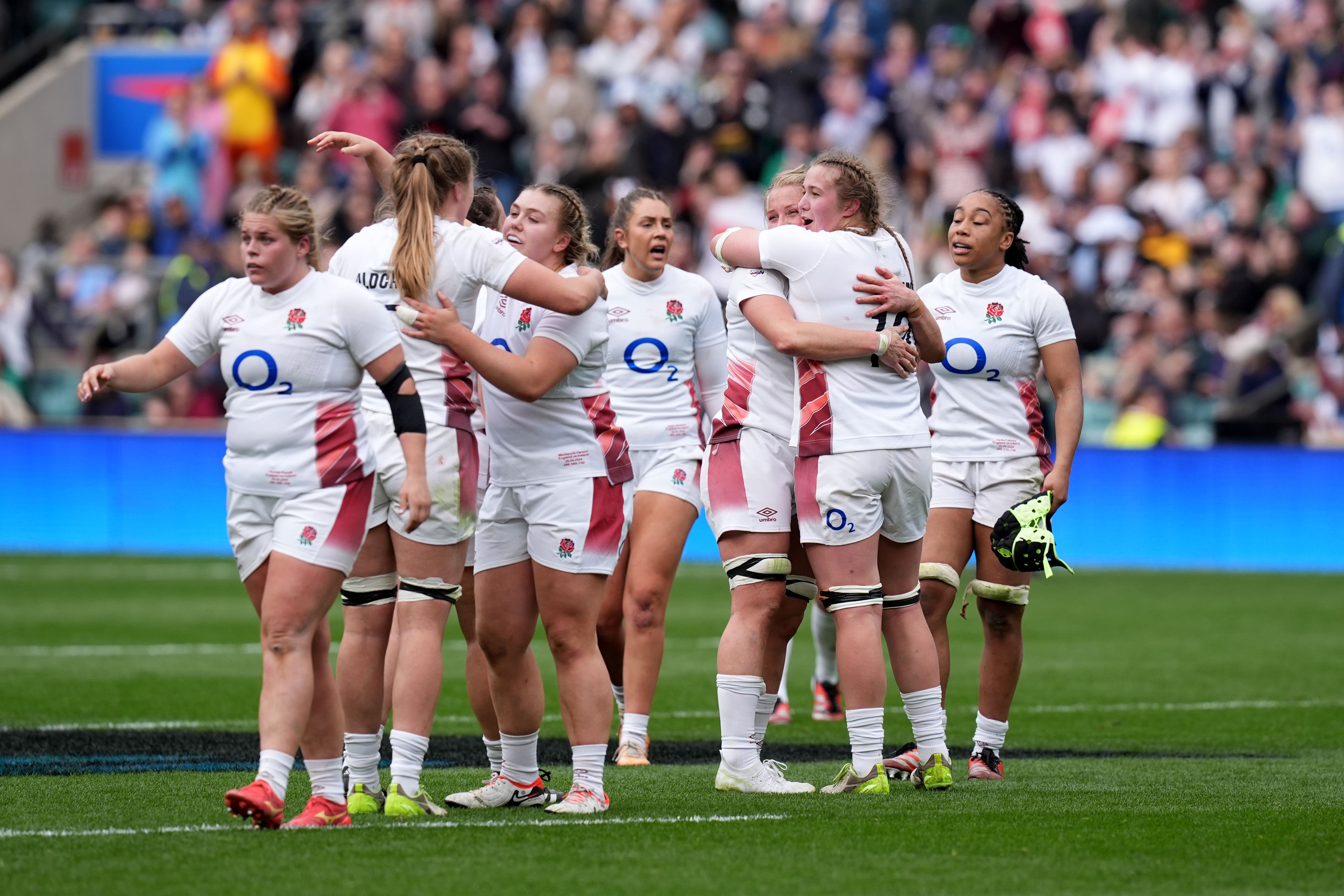 England will host the Women’s Rugby World Cup later this year (Gareth Fuller/PA)
