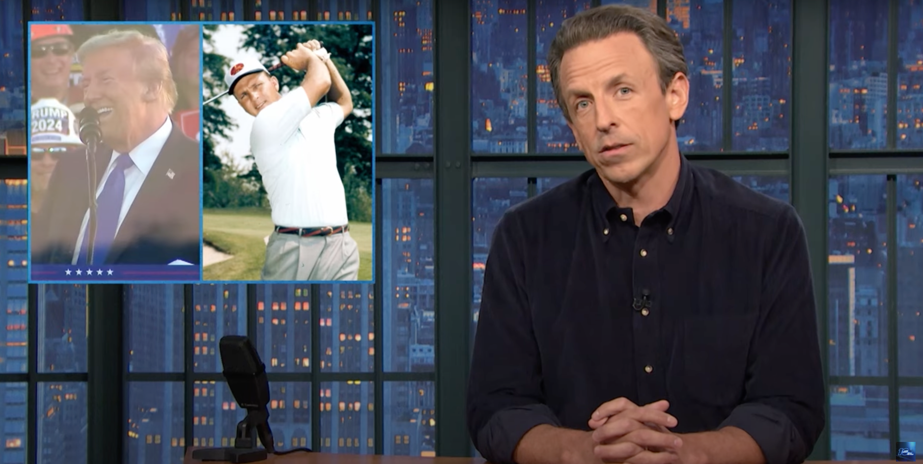 Seth Meyers baffled by Donald Trump’s Arnold Palmer comments