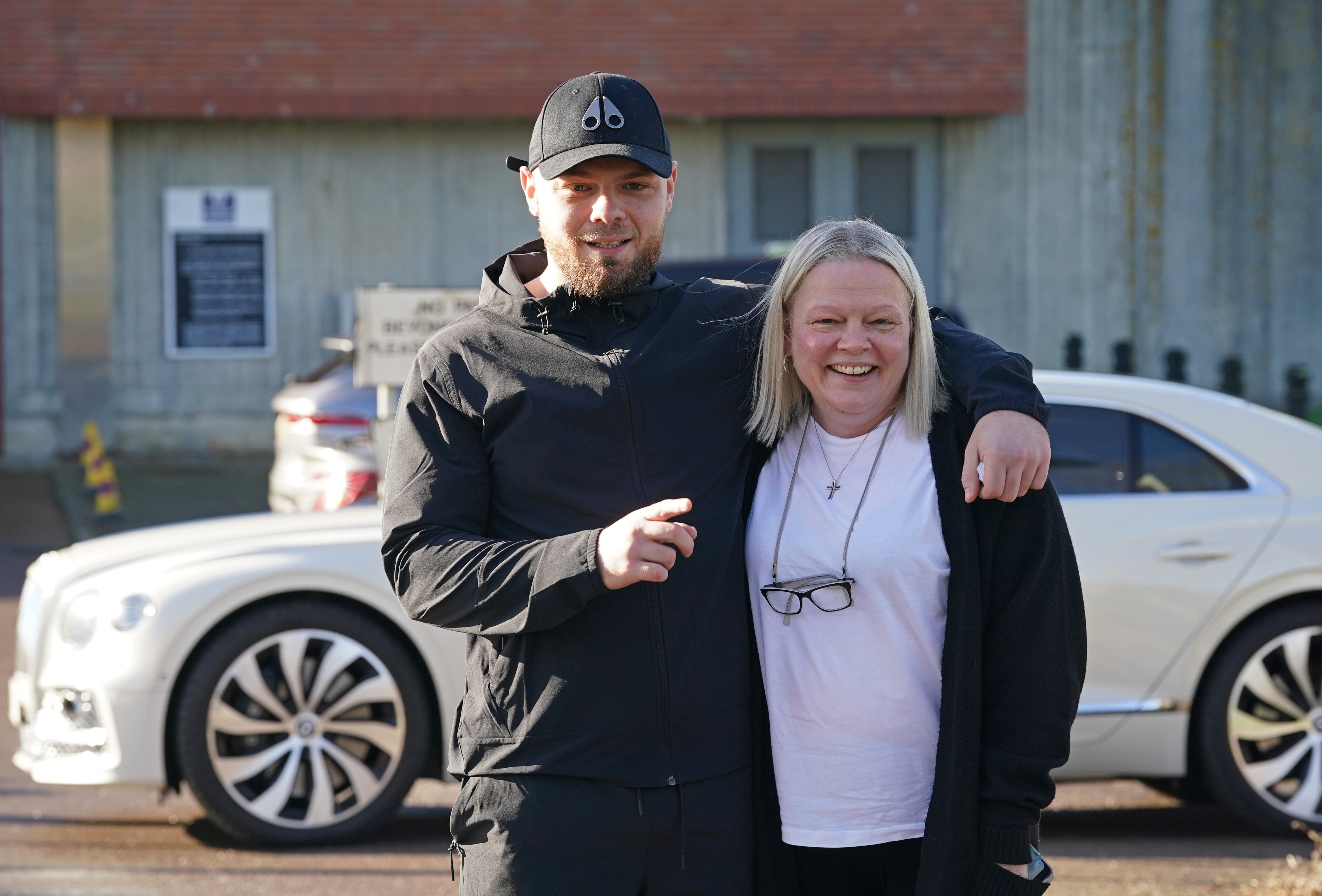 Dowling-Brooks was celebrating with his mother Sarah Dowling on Tuesday