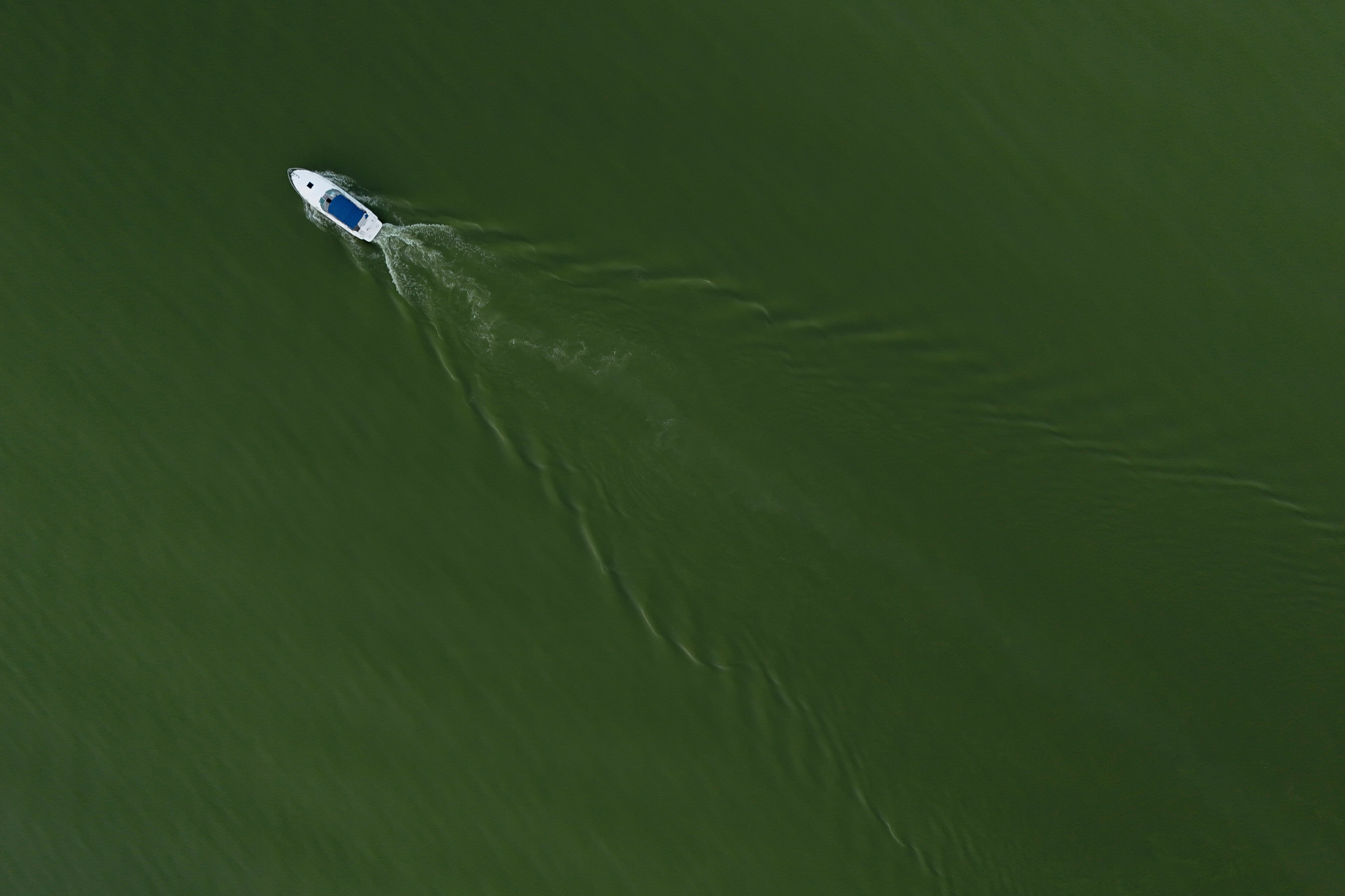 APTOPIX Climate Lake Erie Algae Blooms