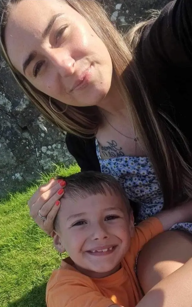 Jade McEnroe was killed in the crash, while her son Arran remains in hospital