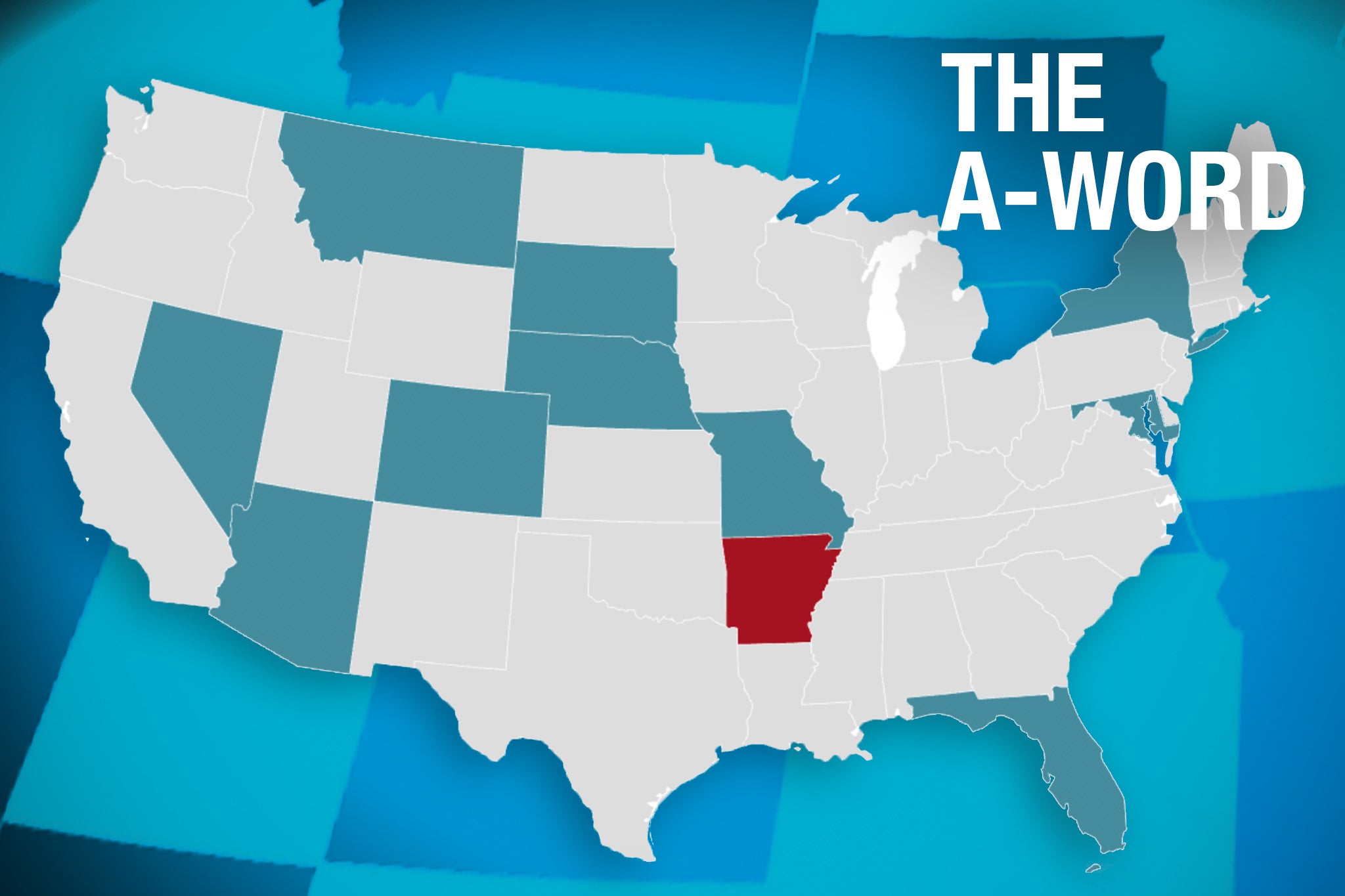 This map shows which states will vote on an abortion measure in November