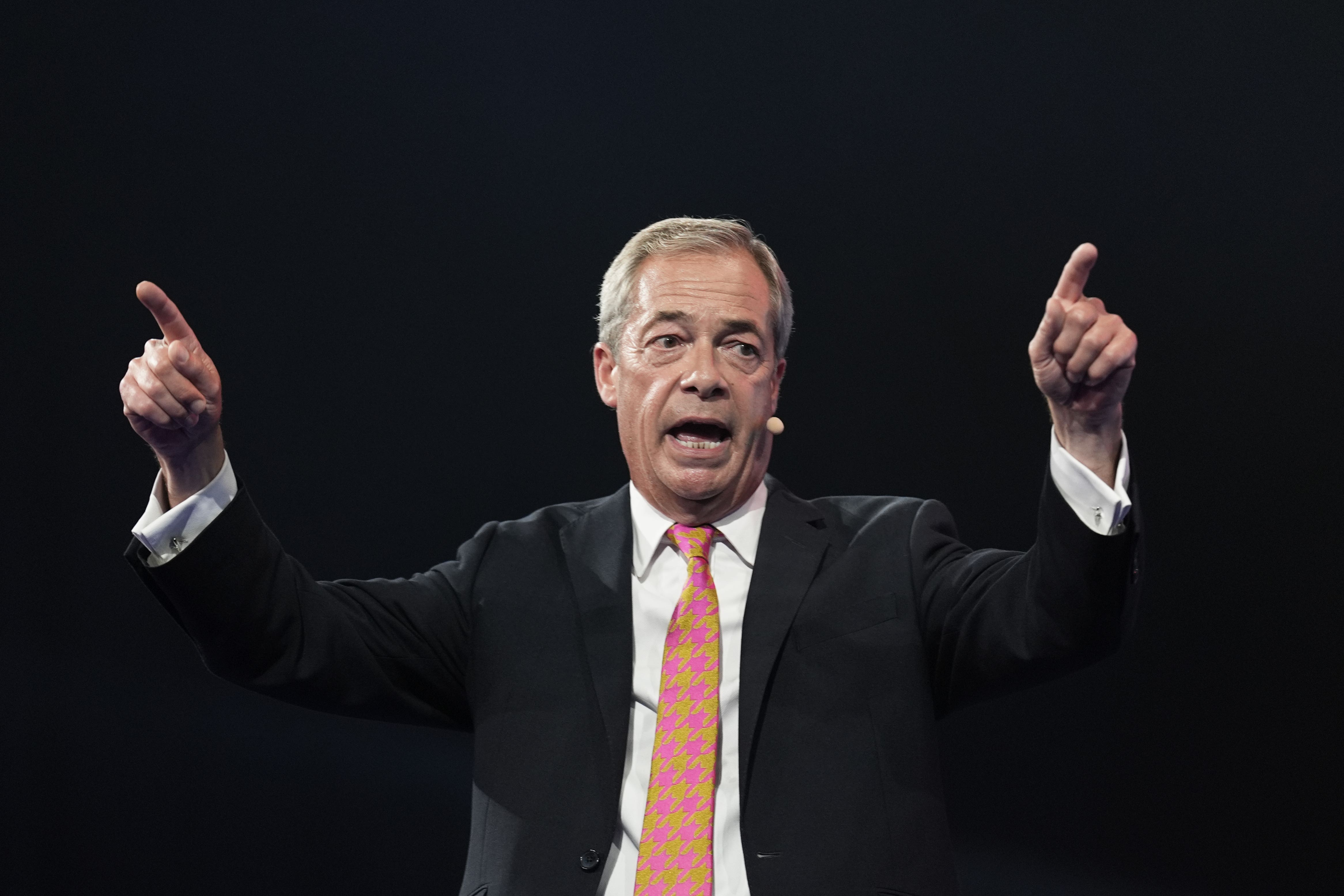 Reform UK leader Nigel Farage said the last government was ‘mistaken’ in opening negotiations on the status of the Chagos Islands (Joe Giddens/PA)