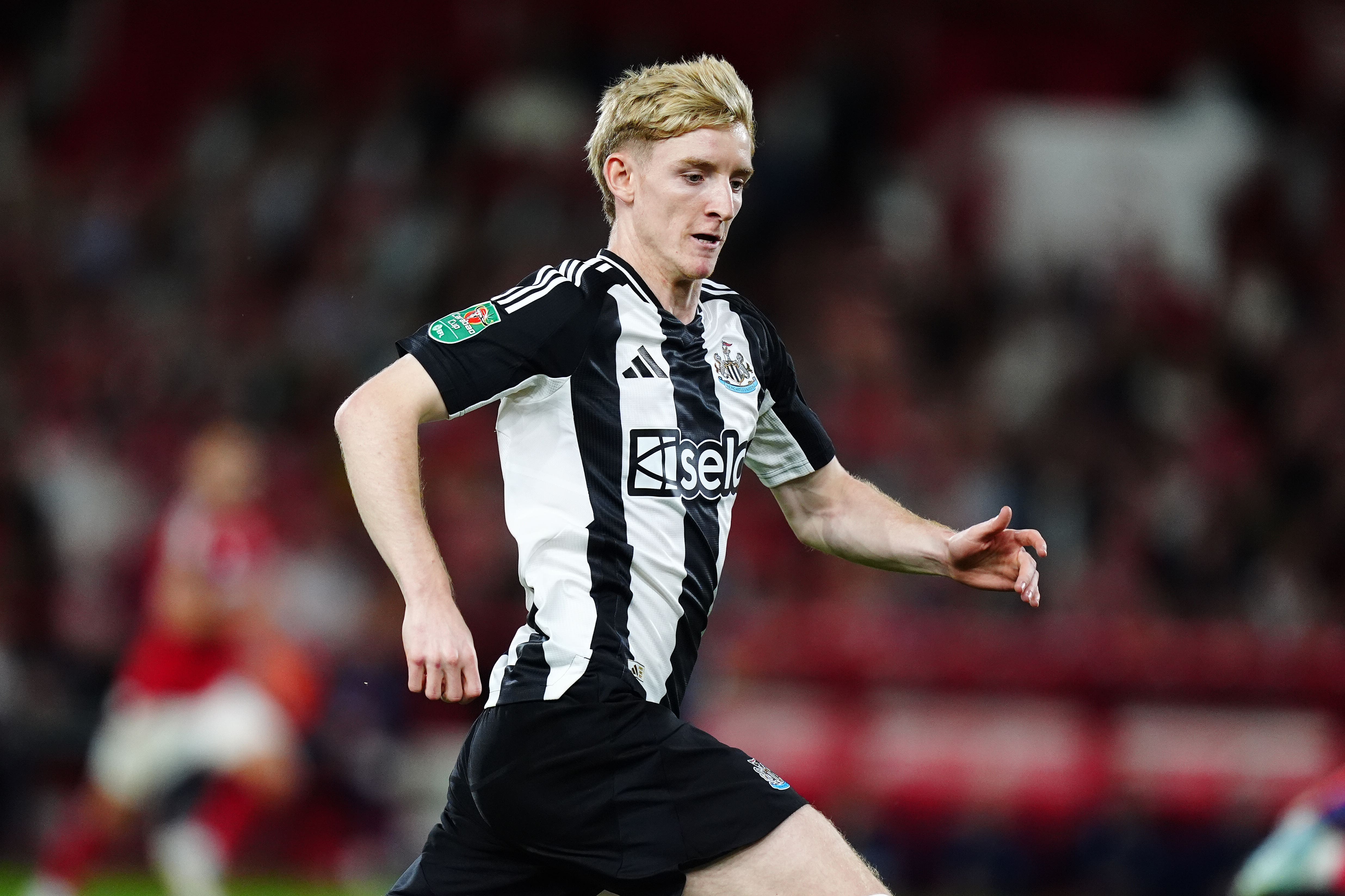 Anthony Gordon joined Newcastle from Everton in January 2023 (Mike Egerton/PA)