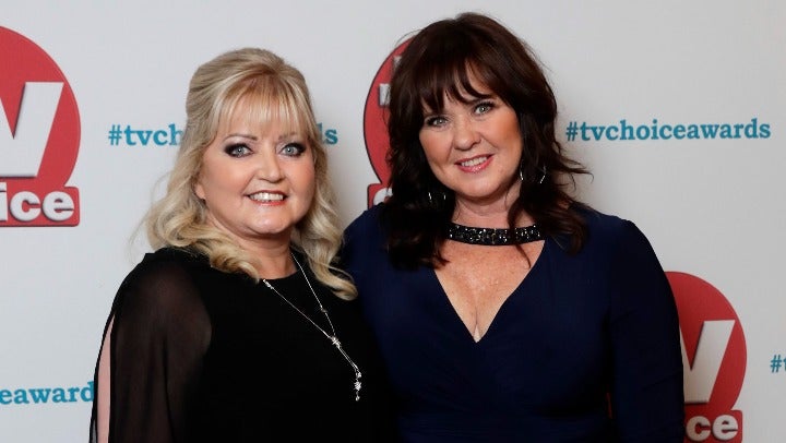 Linda pictured with her sister, Coleen, in 2017