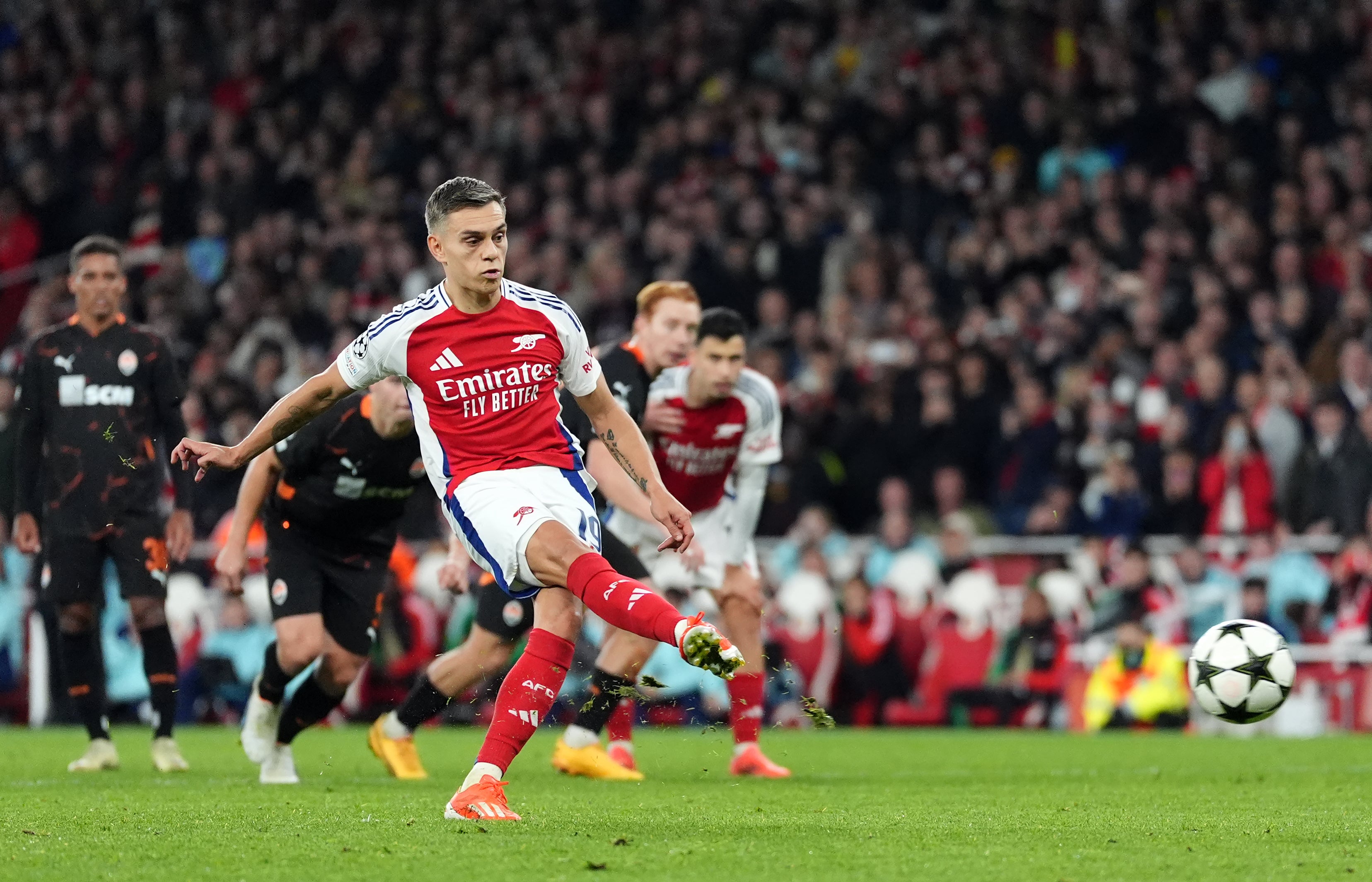 Trossard missed a second-half penalty for Arsenal