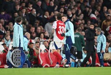 Riccardo Calafiori injury latest as Mikel Arteta provides update