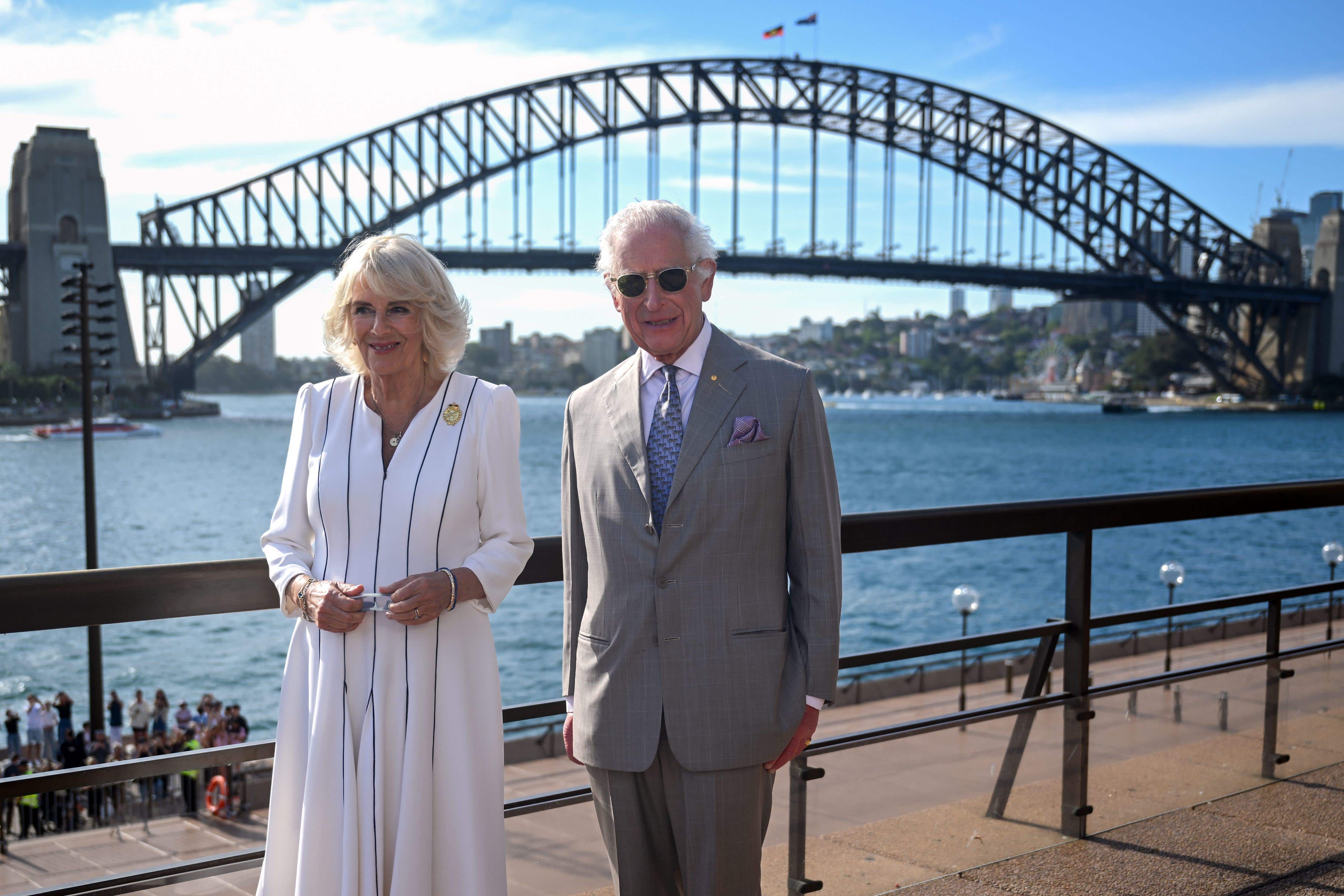 King Charles III and Queen Camilla visit Sydney Opera House (Victoria Jones/PA)