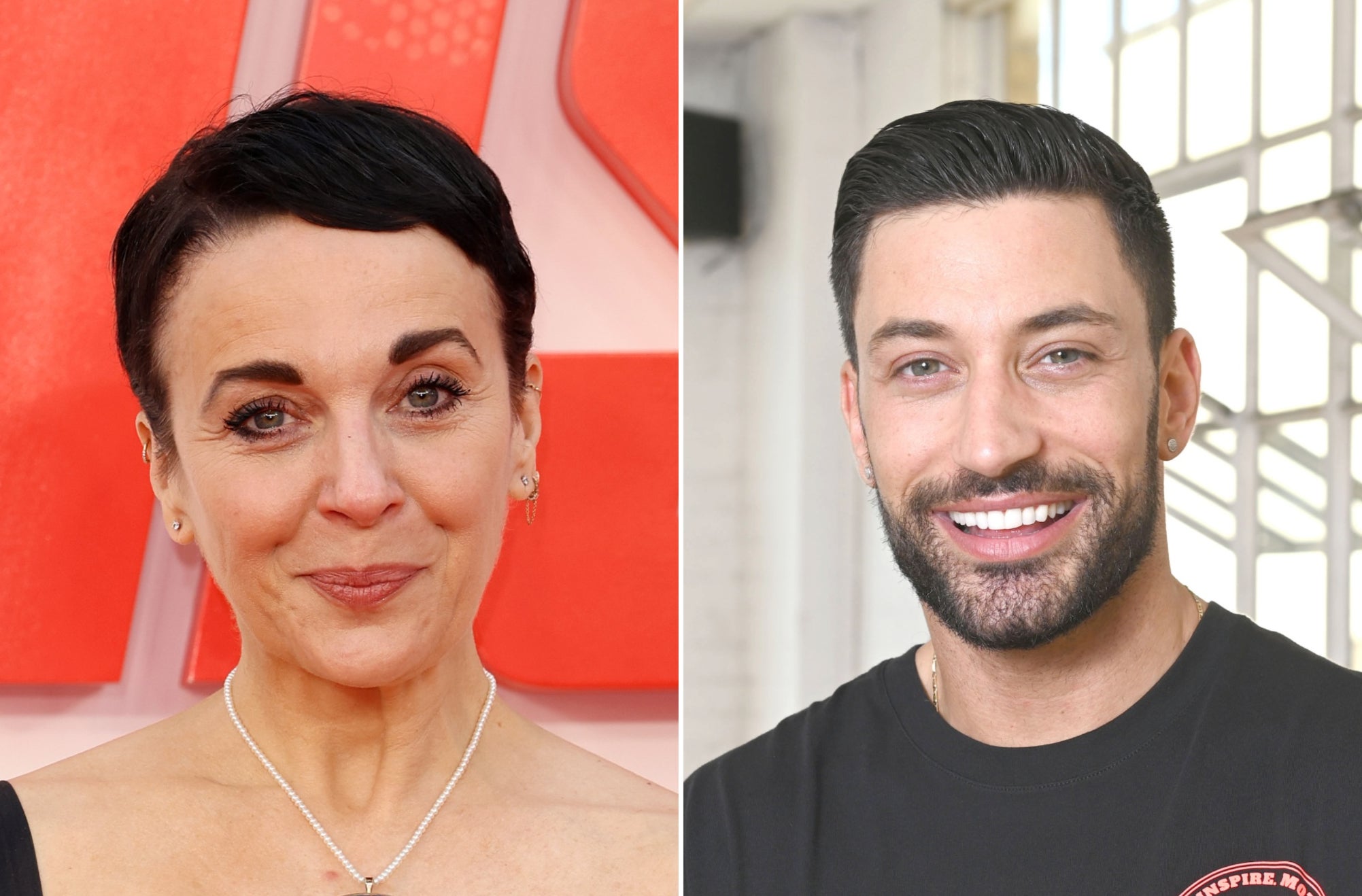 Amanda Abbington and Giovanni Pernice