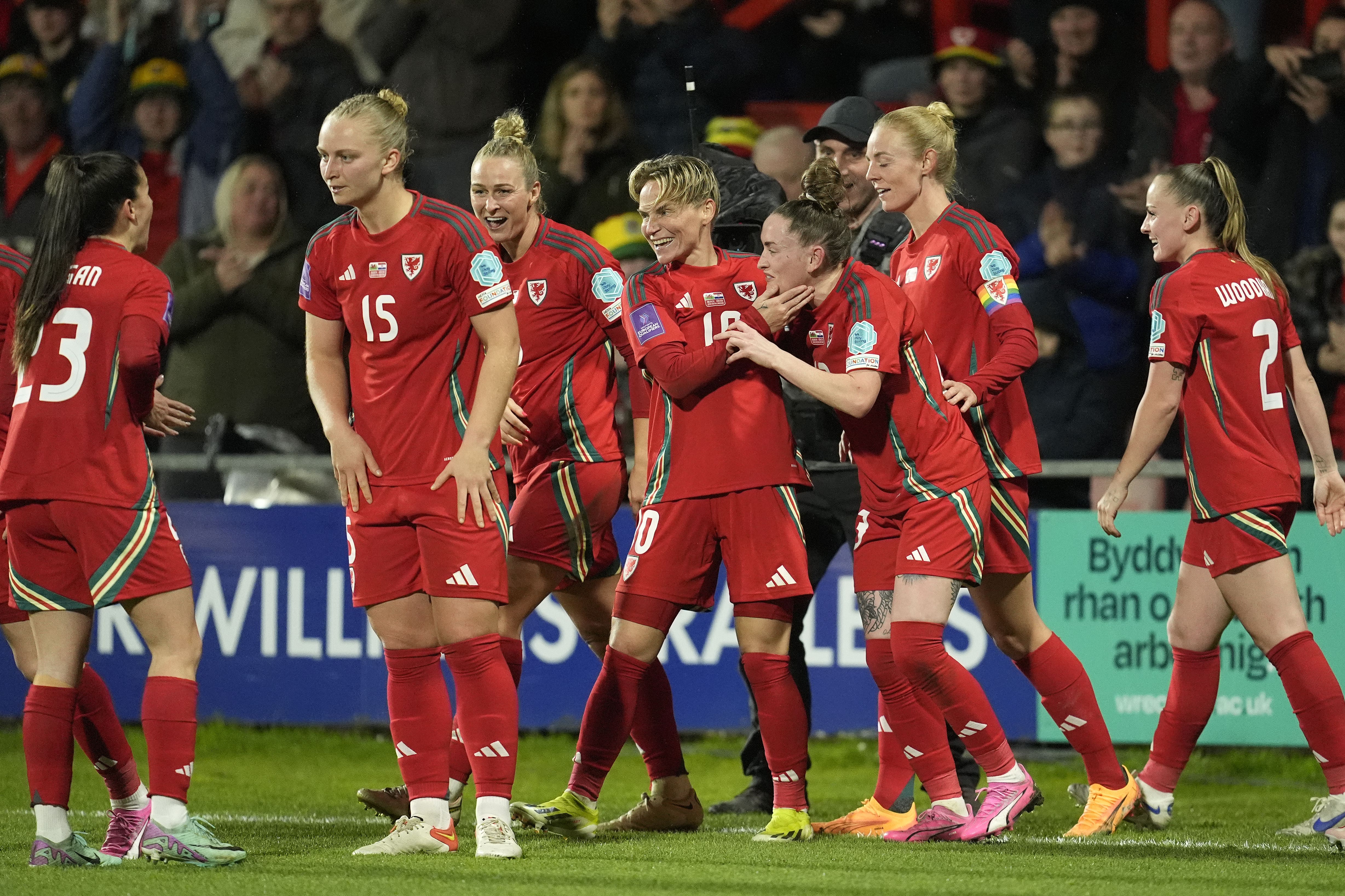 Wales are aiming to qualify for their first major women’s tournament (Nick Potts/PA)