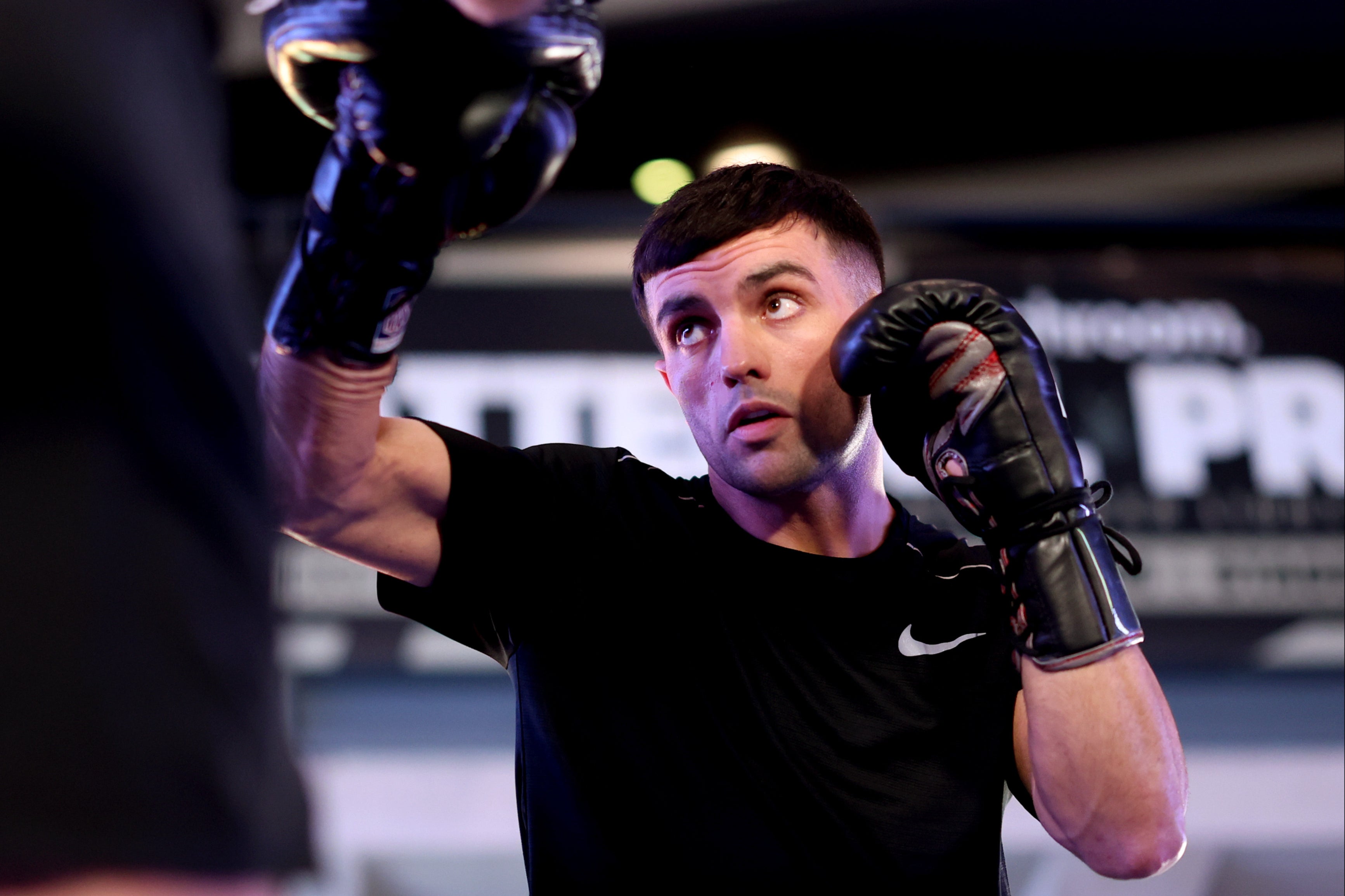 Catterall (29-1, 13 KOs) training for his fight with Regis Prograis (29-2, 24 KOs)