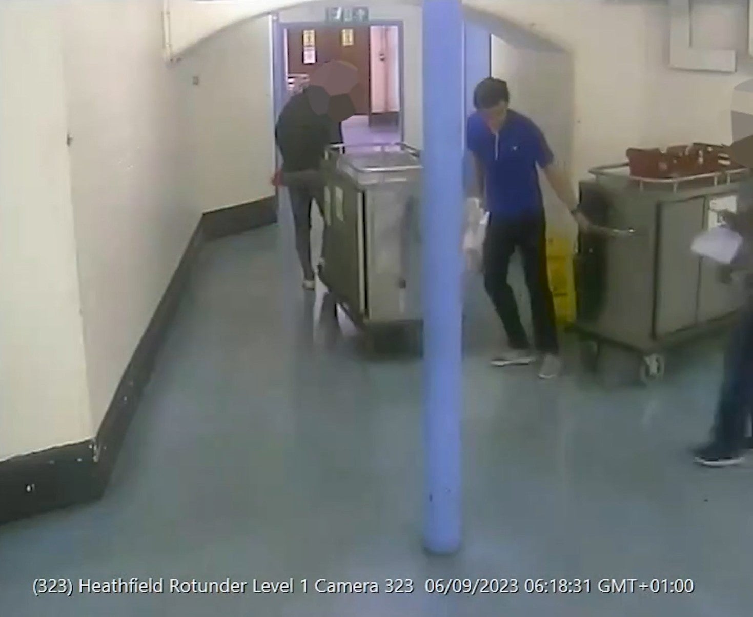 Khalife is seen in HMP Wandsworth before his escape