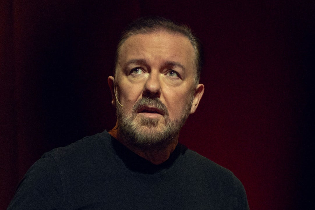 Ricky Gervais in his previous stand-up special, ‘Armageddon’