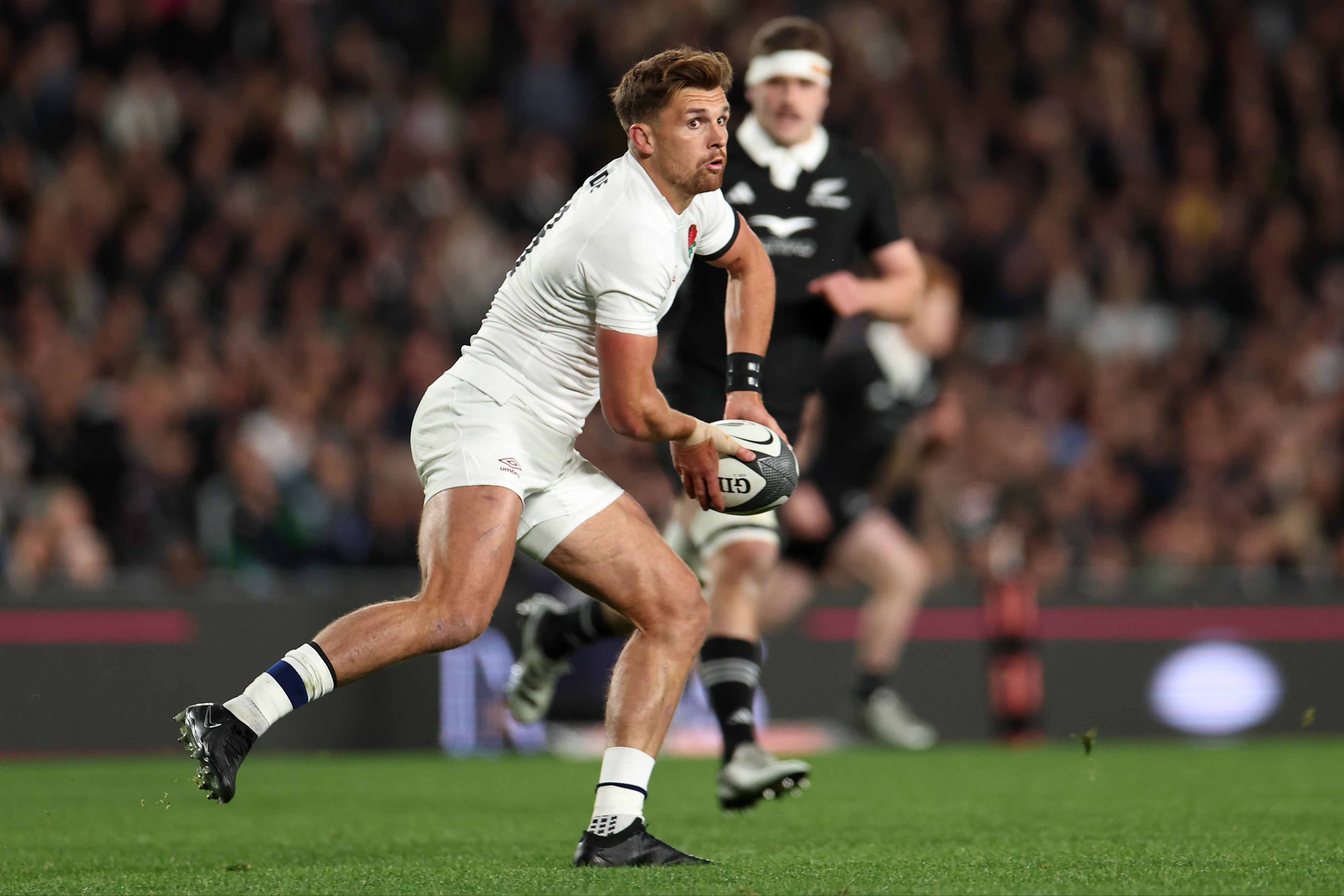 Henry Slade has been a key figure in England’s defensive development this year