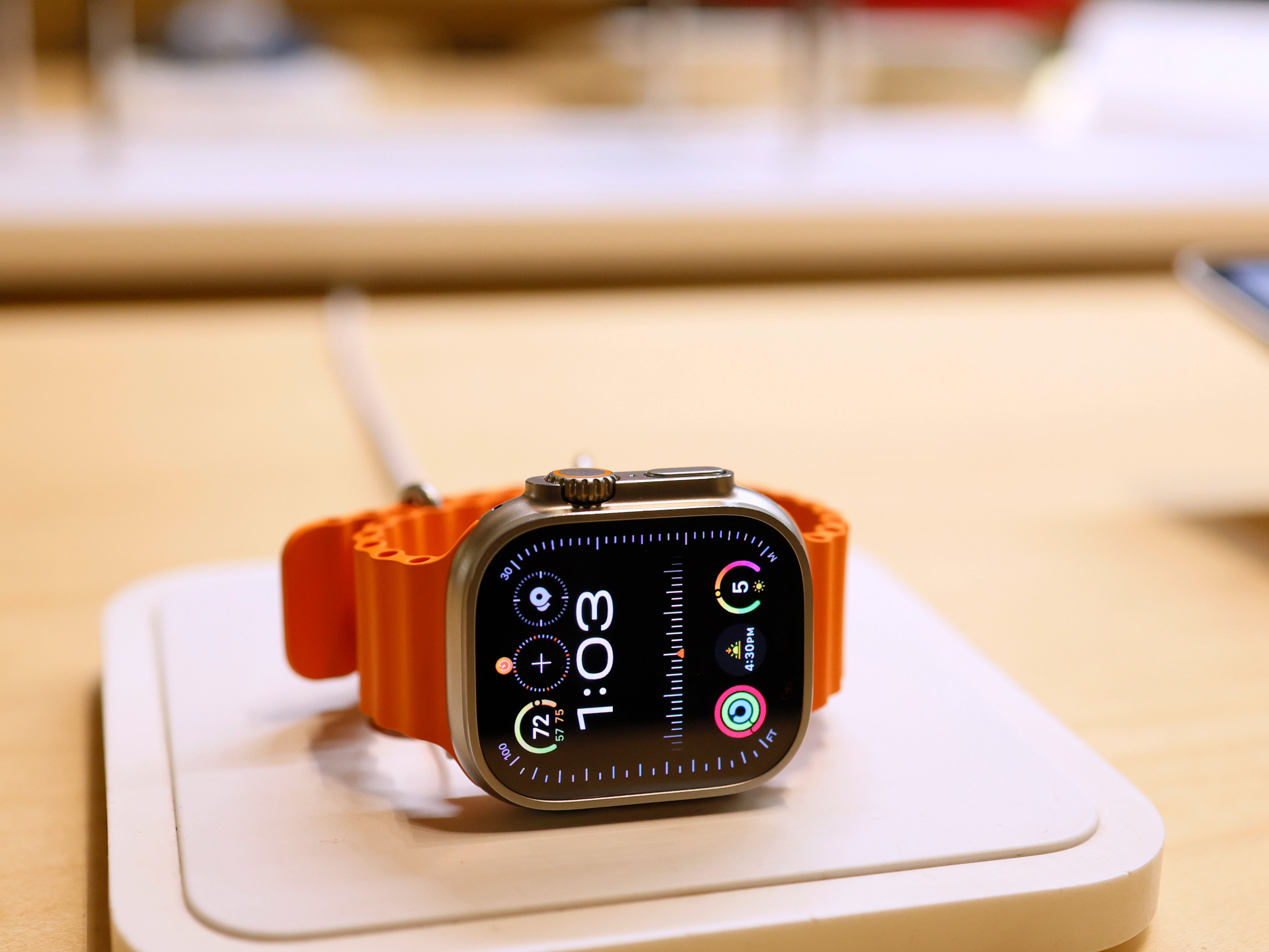 Smartwatches, like the Apple device pictured here, could help rehabilitate prisoners