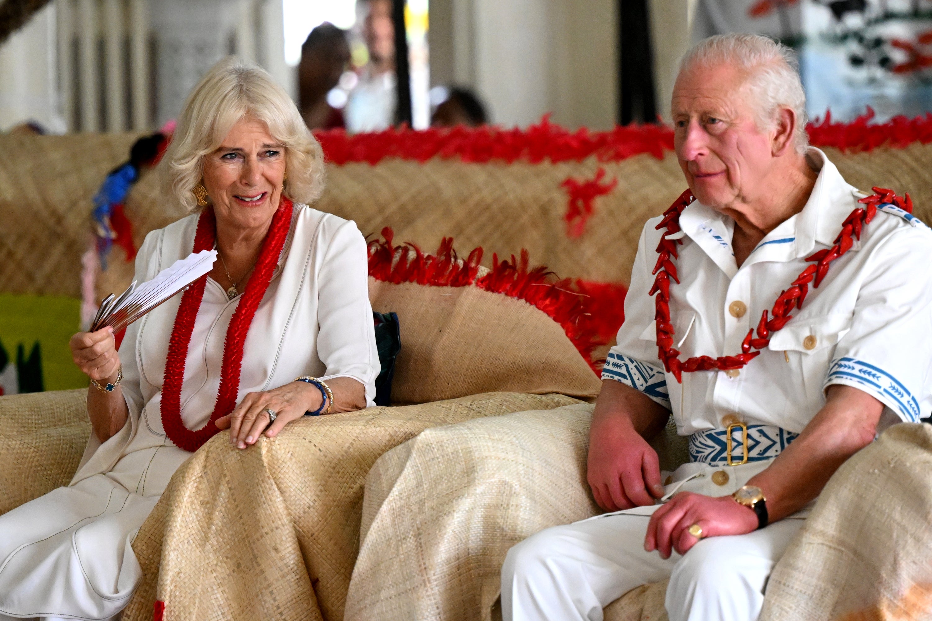 King Charles and Queen Camilla during royal tour to Samoa on day 5