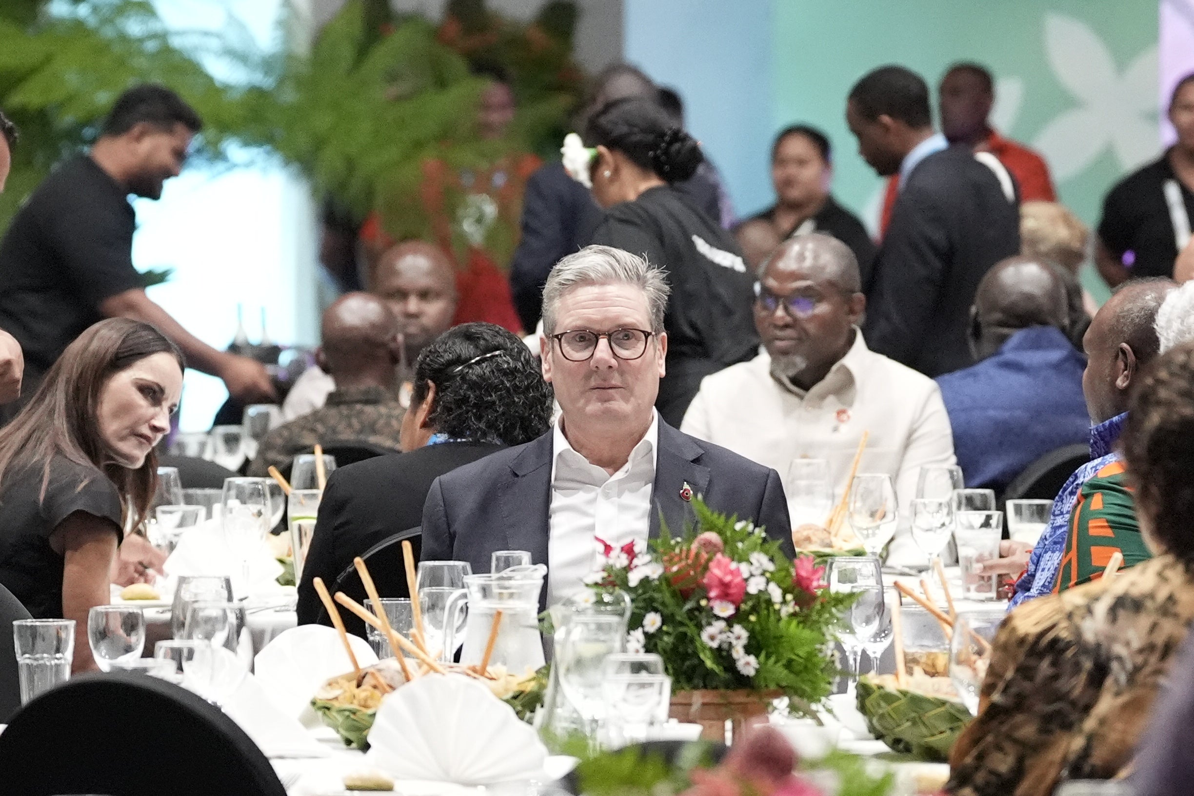 Sir Keir Starmer attends a Welcome Reception during the Commonwealth Heads of Government Meeting in Samoa