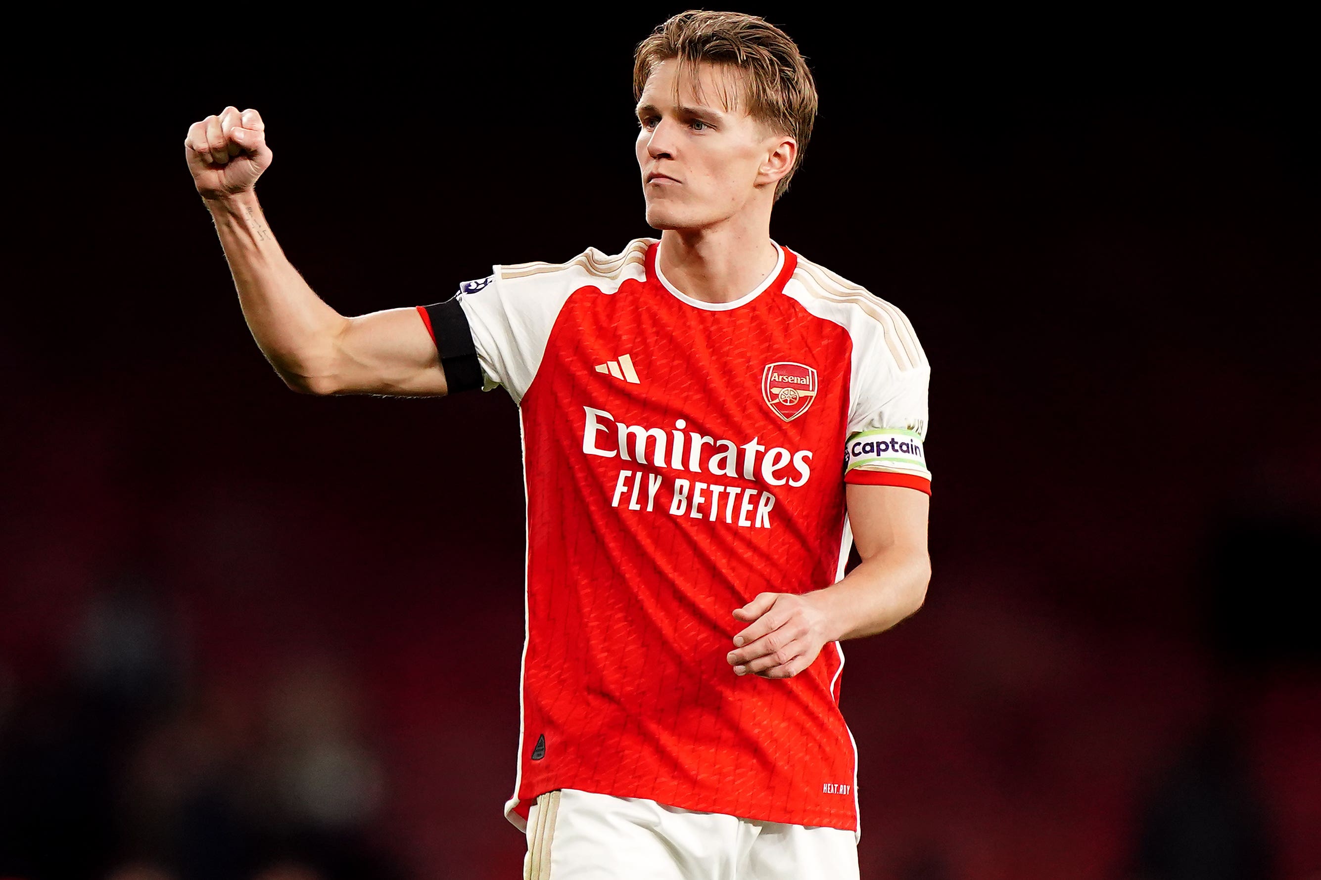 Martin Odegaard is a key man for Arsenal (Zac Goodwin/PA)