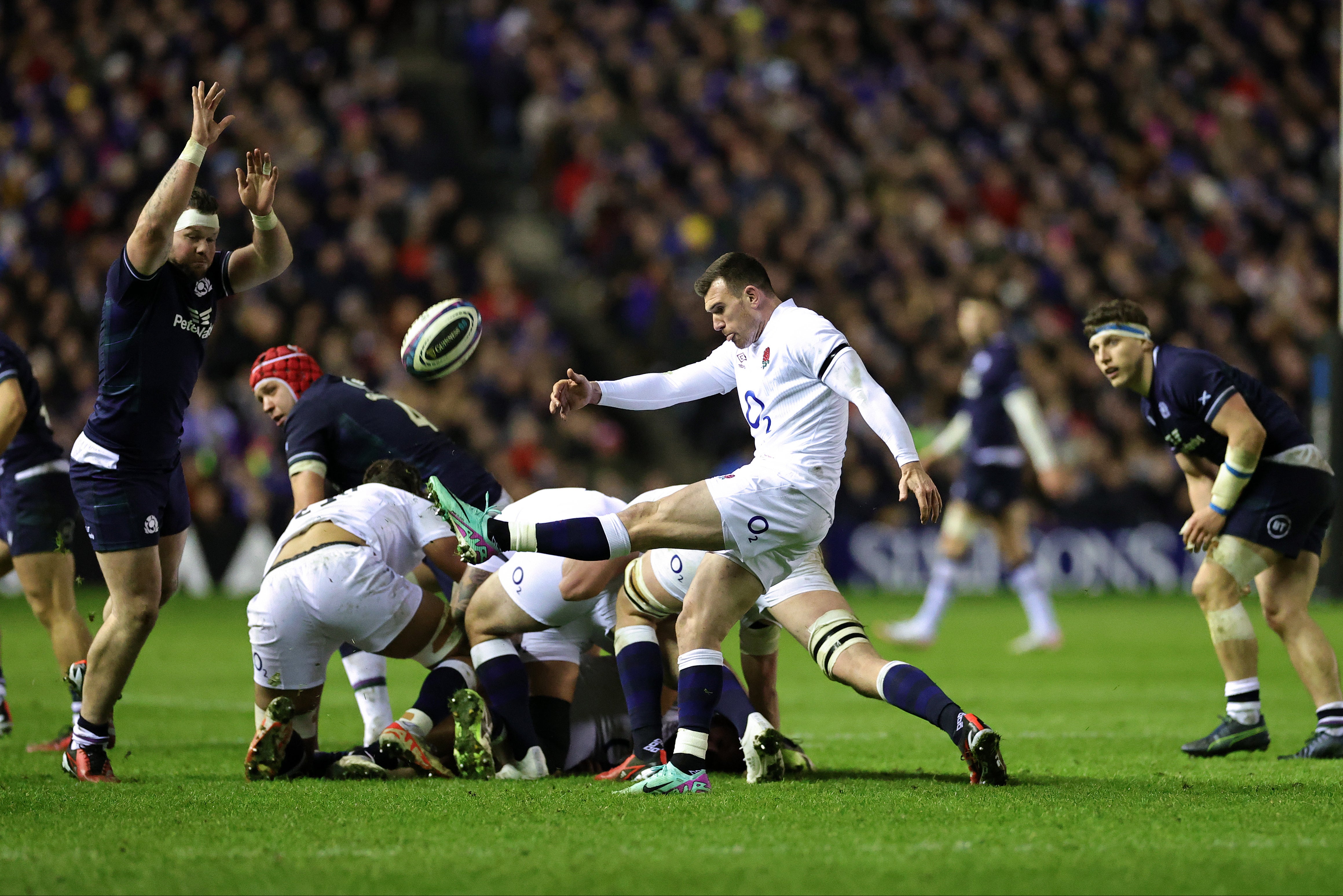 Spencer is England’s best kicking scrum half but has been challenged to play with greater pace