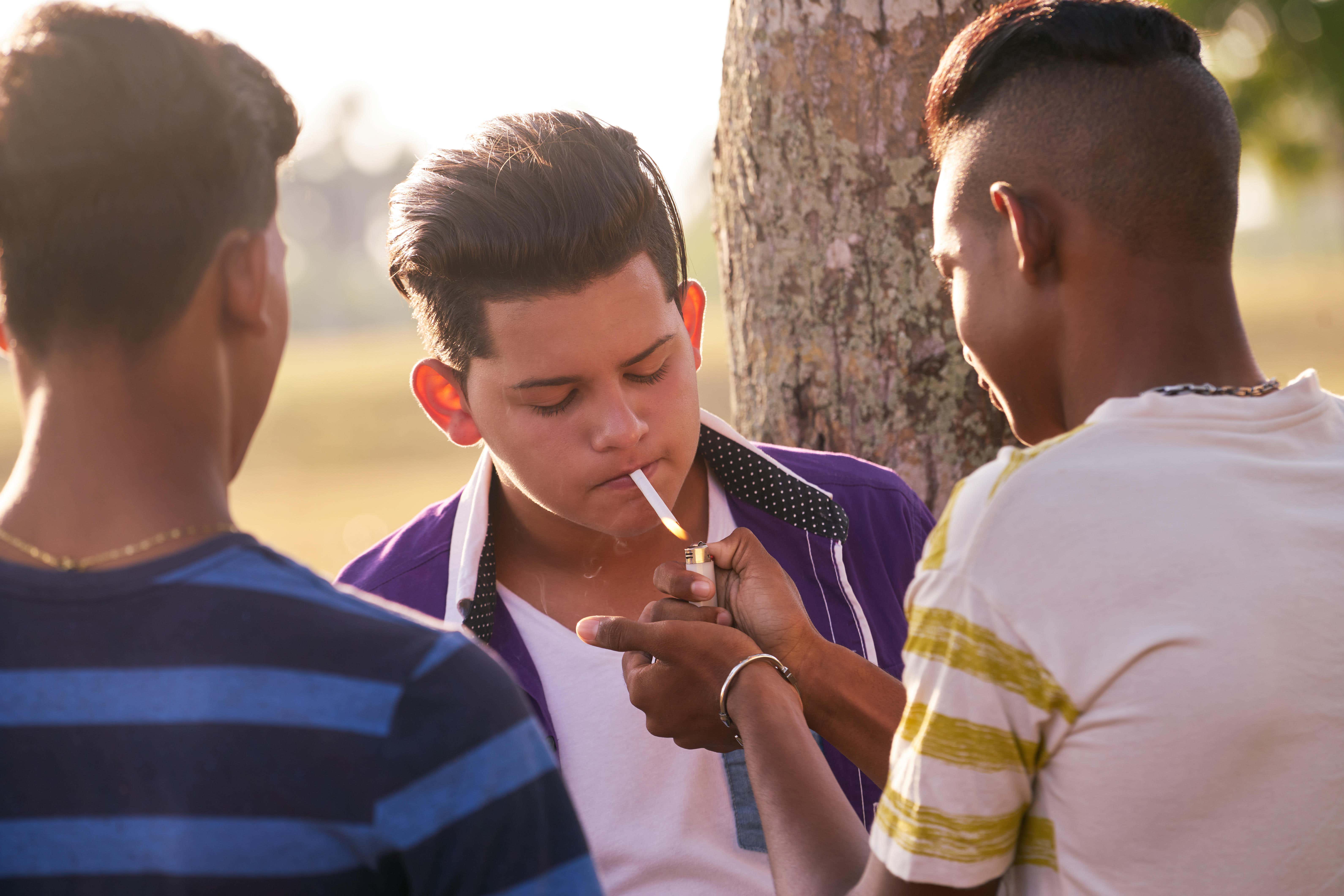 Indoor smoking bans may also be extended to some outdoor spaces (Alamy/PA)