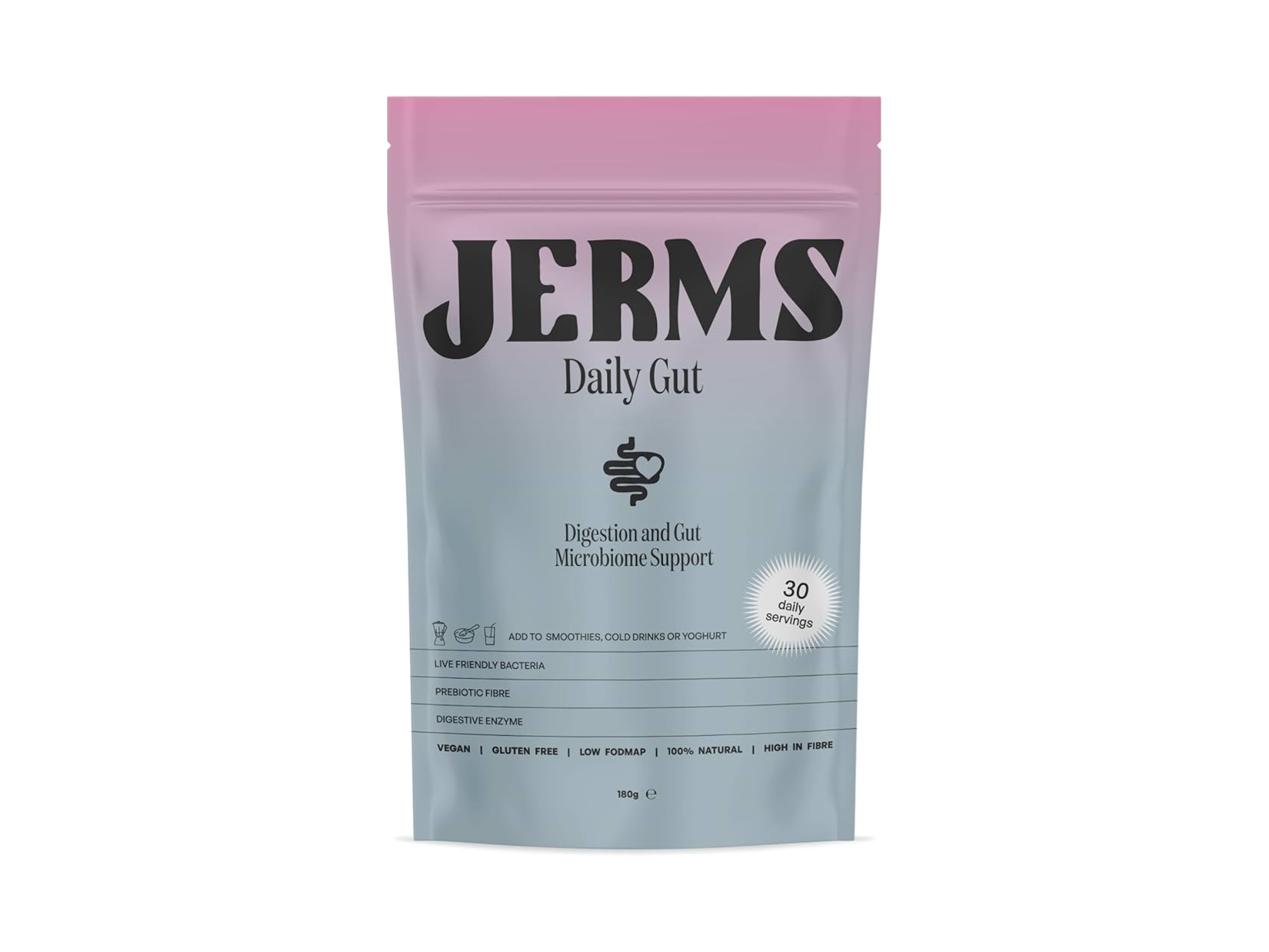 jerms daily gut probiotic gut health supplement