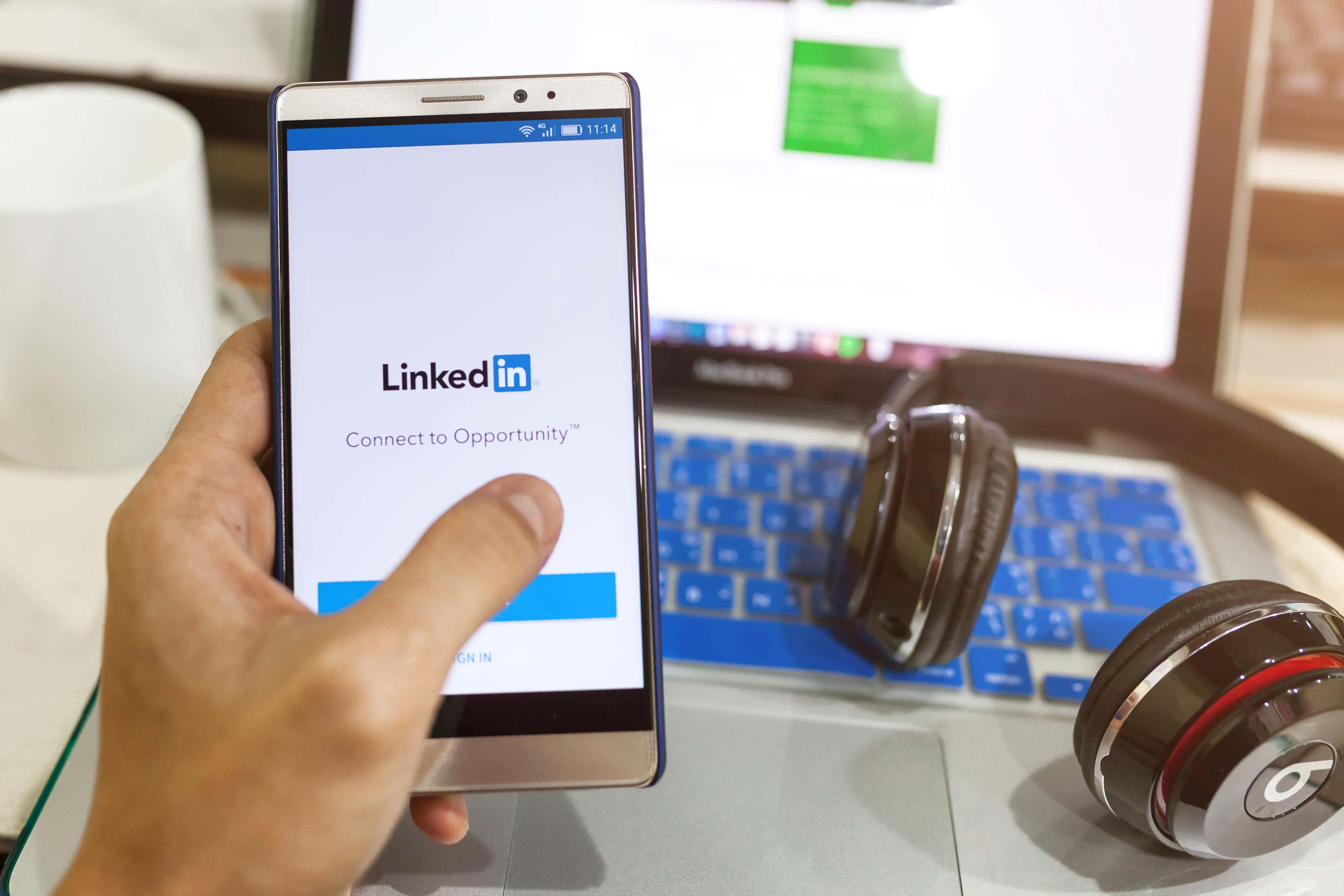 The decision includes a reprimand, an order for LinkedIn to bring its processing into compliance, and administrative fines totalling 310 million euros (Alamy/PA)