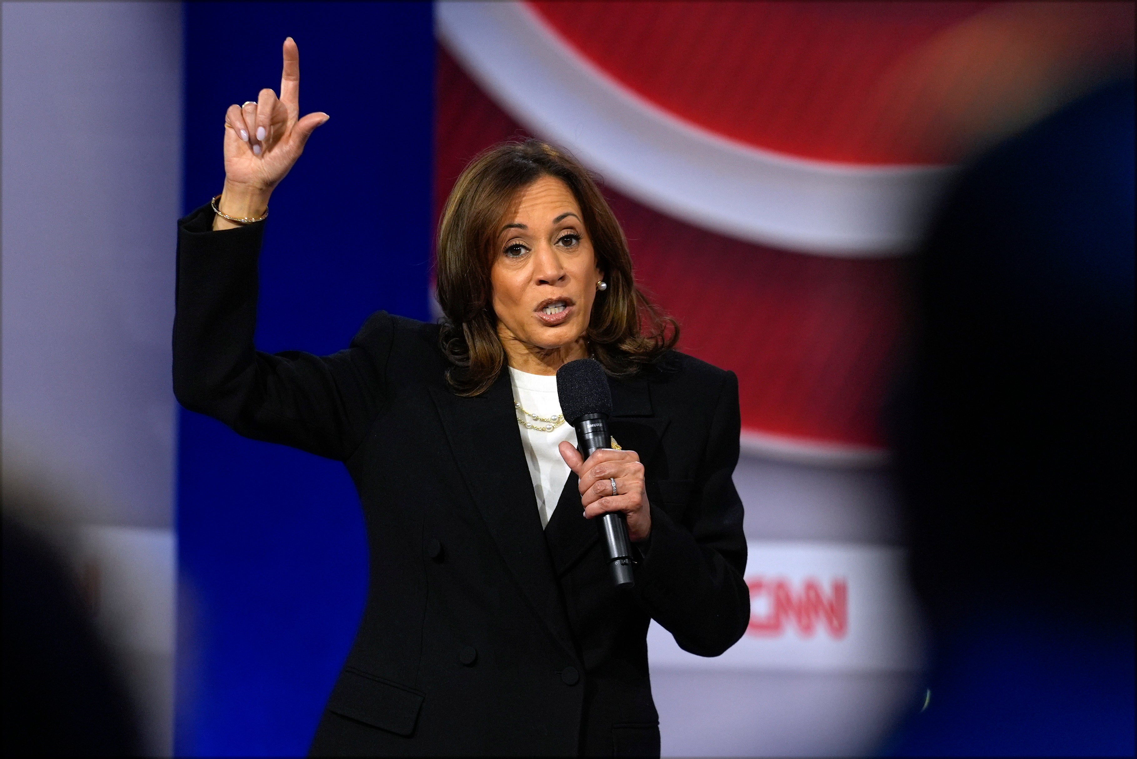 During a CNN Town Hall on Wednesday evening Kamala Harris said she too believed that Trump was a fascist