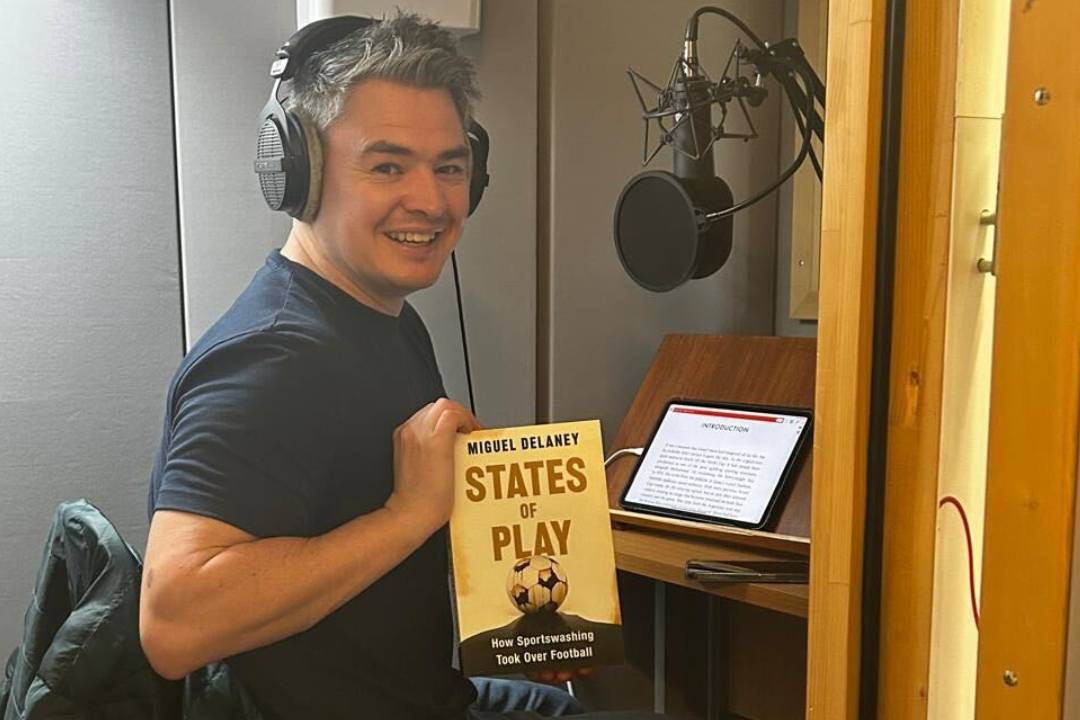 Miguel Delaney with his new book States of Play