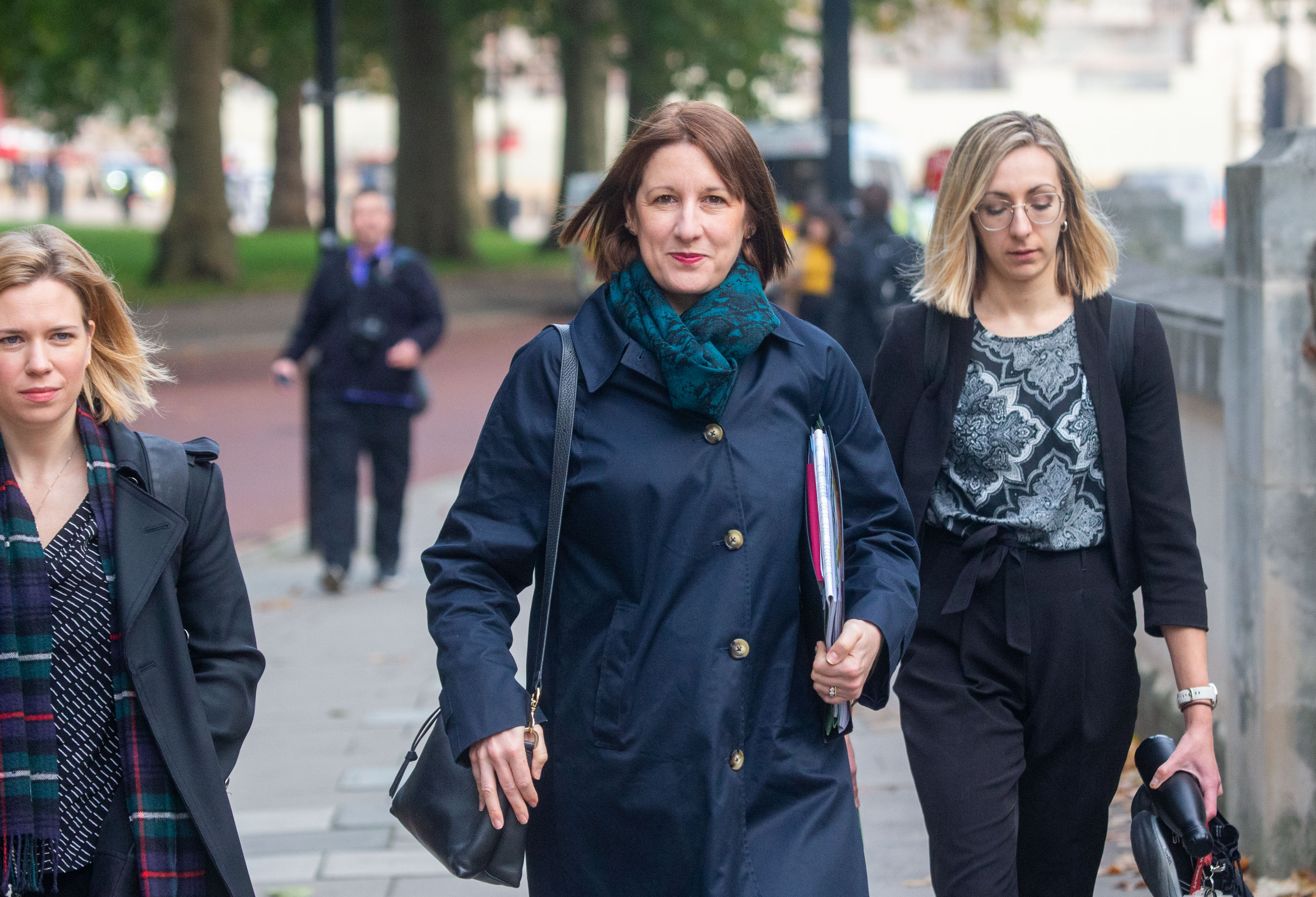 Rachel Reeves in Westminster on Wednesday