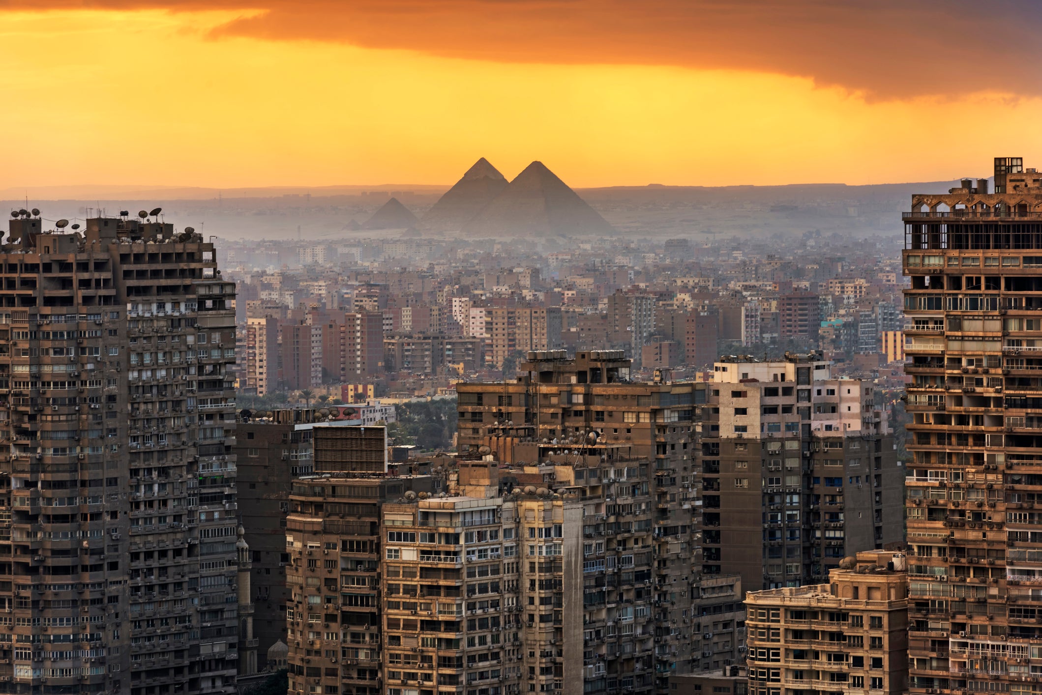 For sunny days and pleasant weather, visit Cairo from October to November