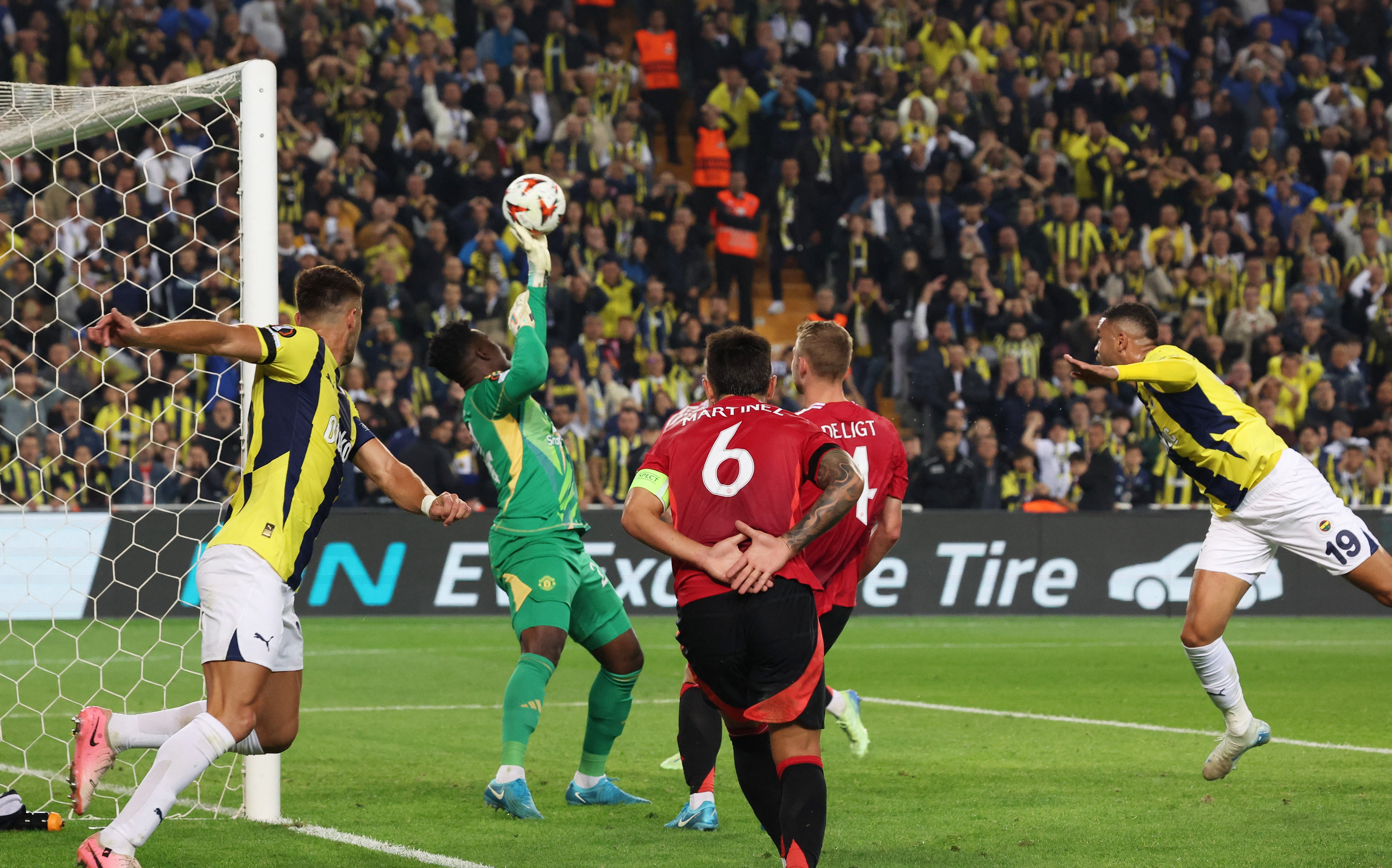 Onana produced a stunning save