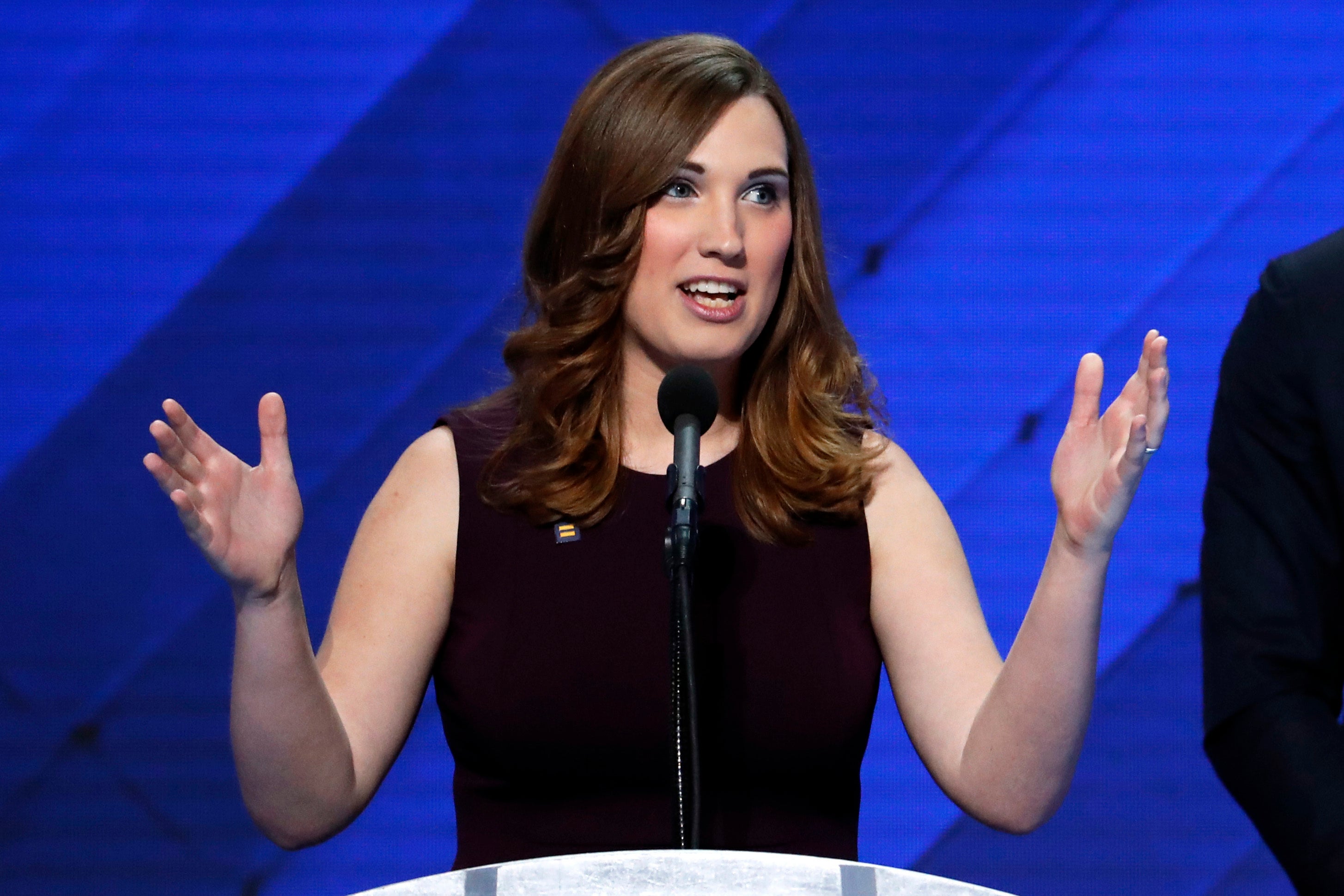 Sarah McBride could be the first openly transgender member of Congress if she wins election to Delaware’s at-large House seat.