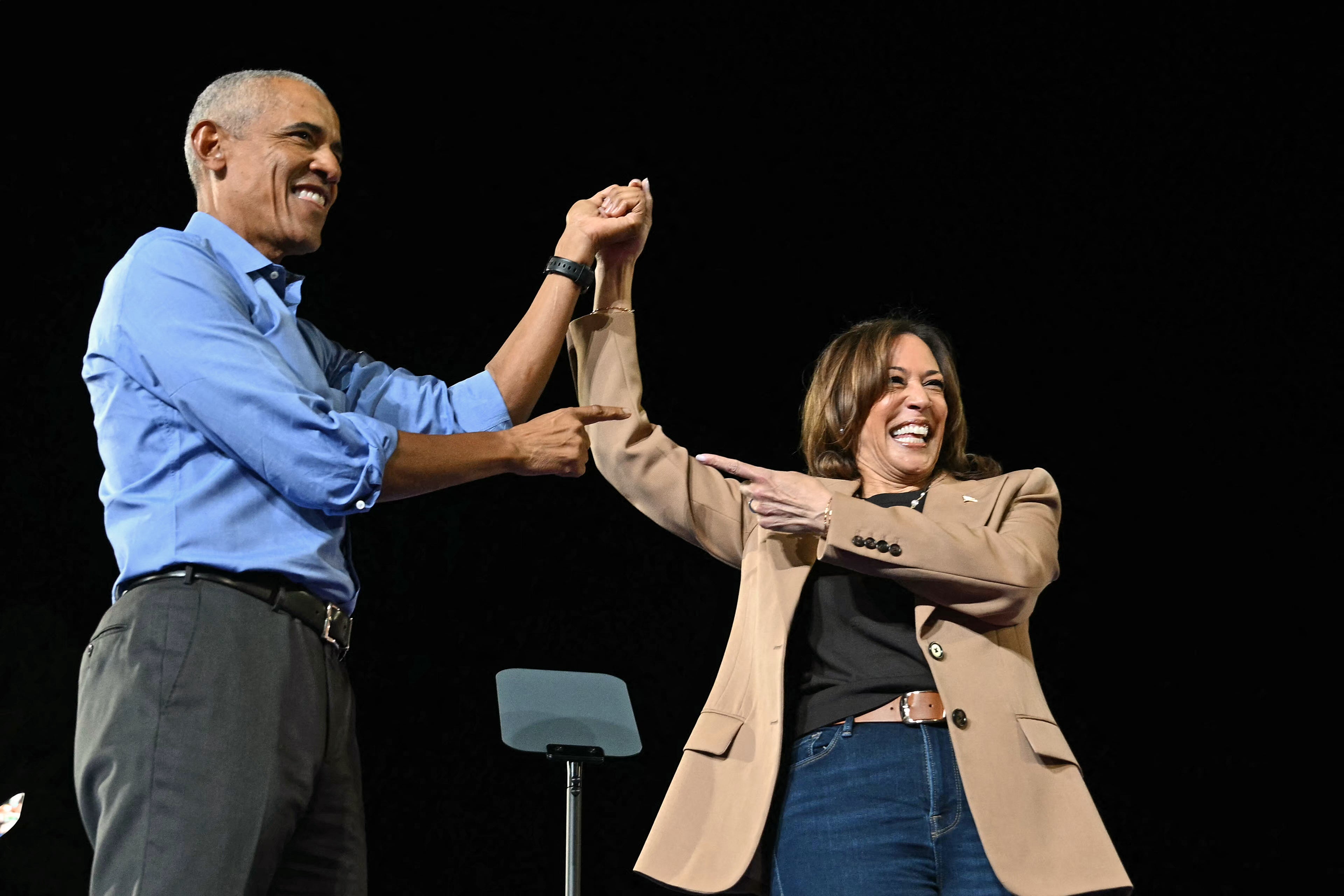 At an event campaigning for Kamala Harris, Barack Obama singled out young Black men and said they weren’t showing enough enthusiasm for Harris’s historic ticket