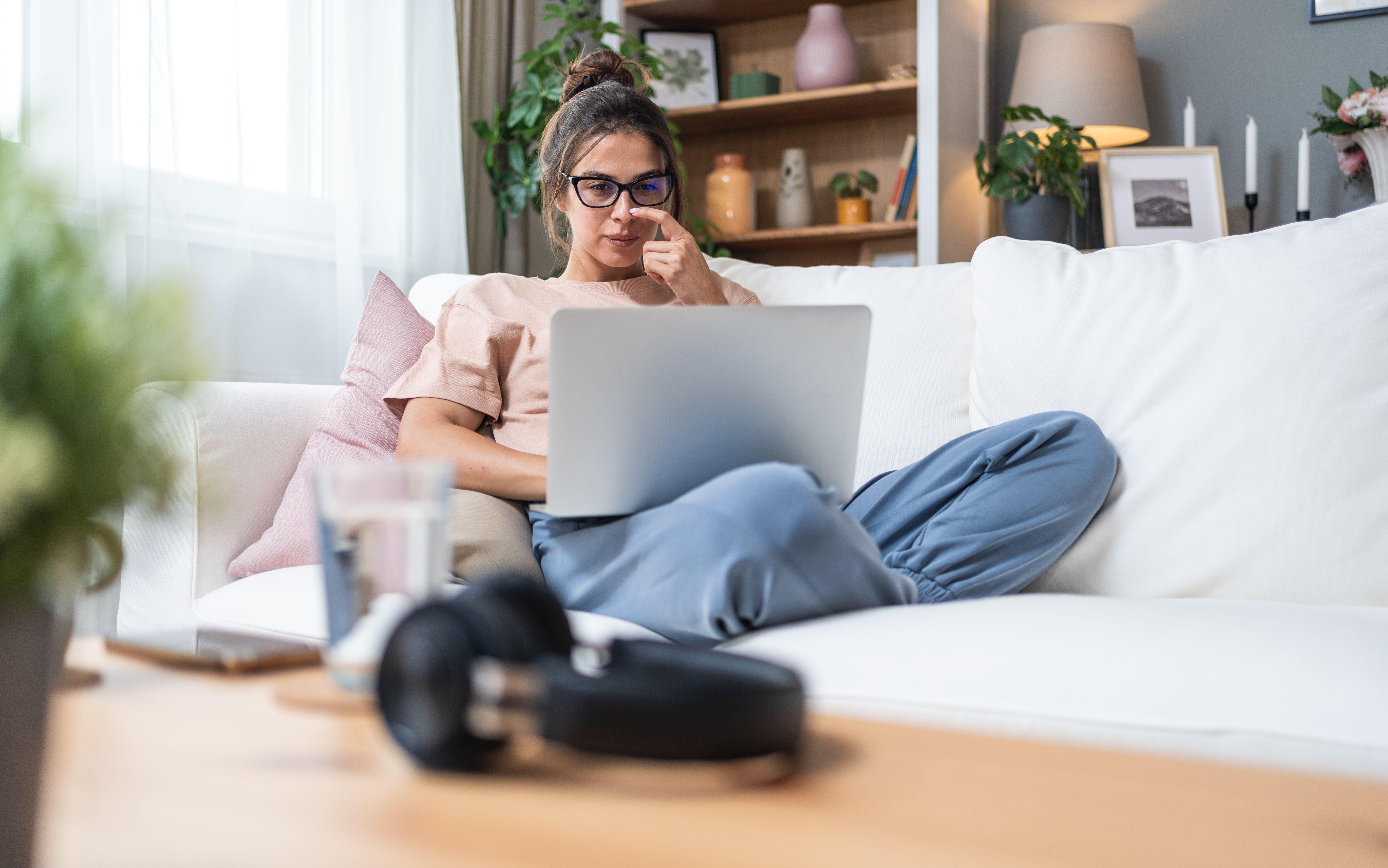 Working from home has led to slipping style in the workplace (Alamy/PA)