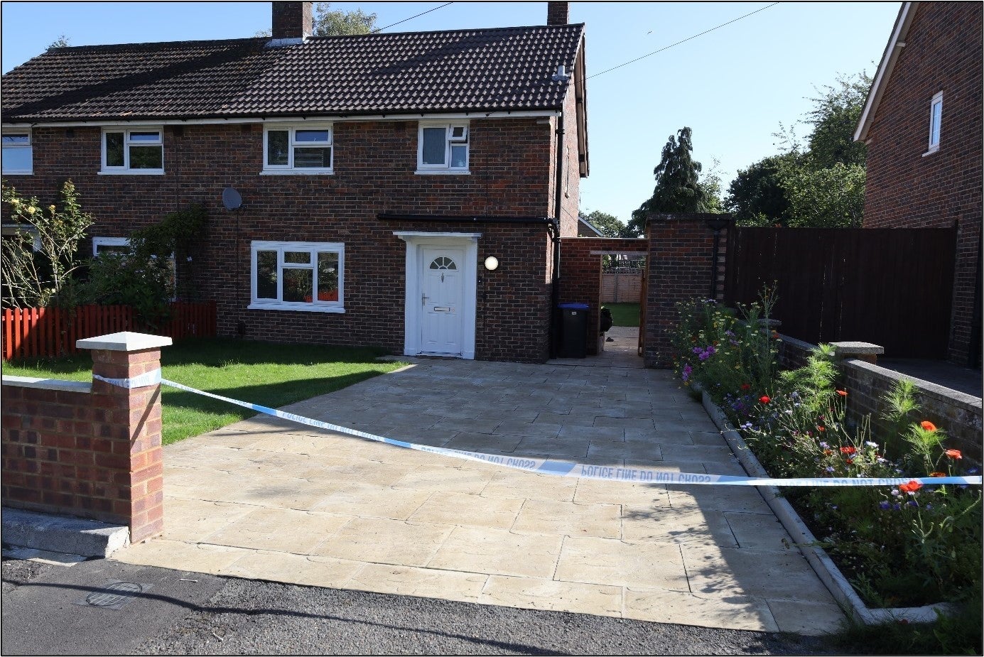 The family home on Hammond Road in Woking, Surrey, where Sara was killed (Surrey Police/PA)