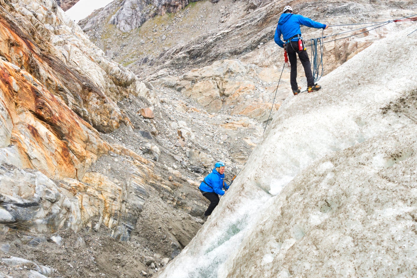 The tricky path up makes reaching the summit all the more rewarding