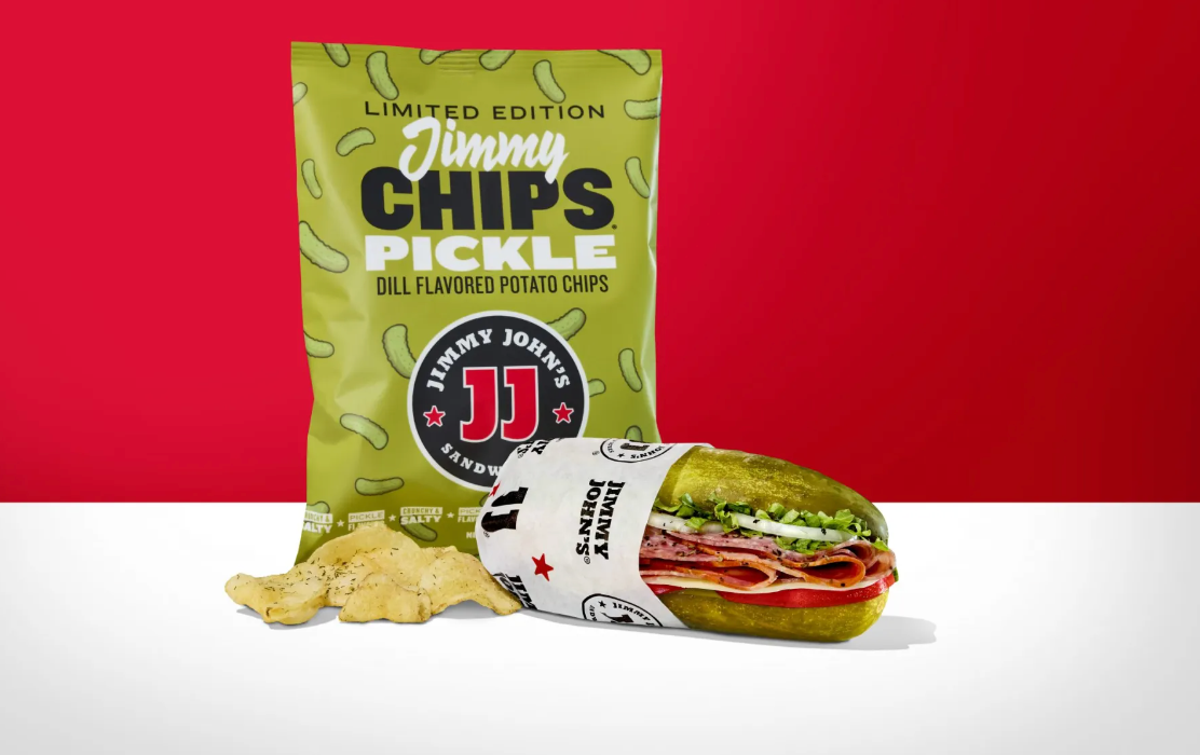 Jimmy John’s is swapping pickles for bread with its new “Picklewich.”