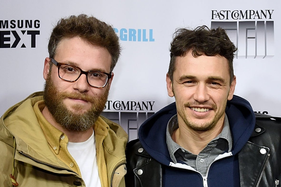 Seth Rogen and James Franco at a screening of ‘The Disaster Artist’ in 2017