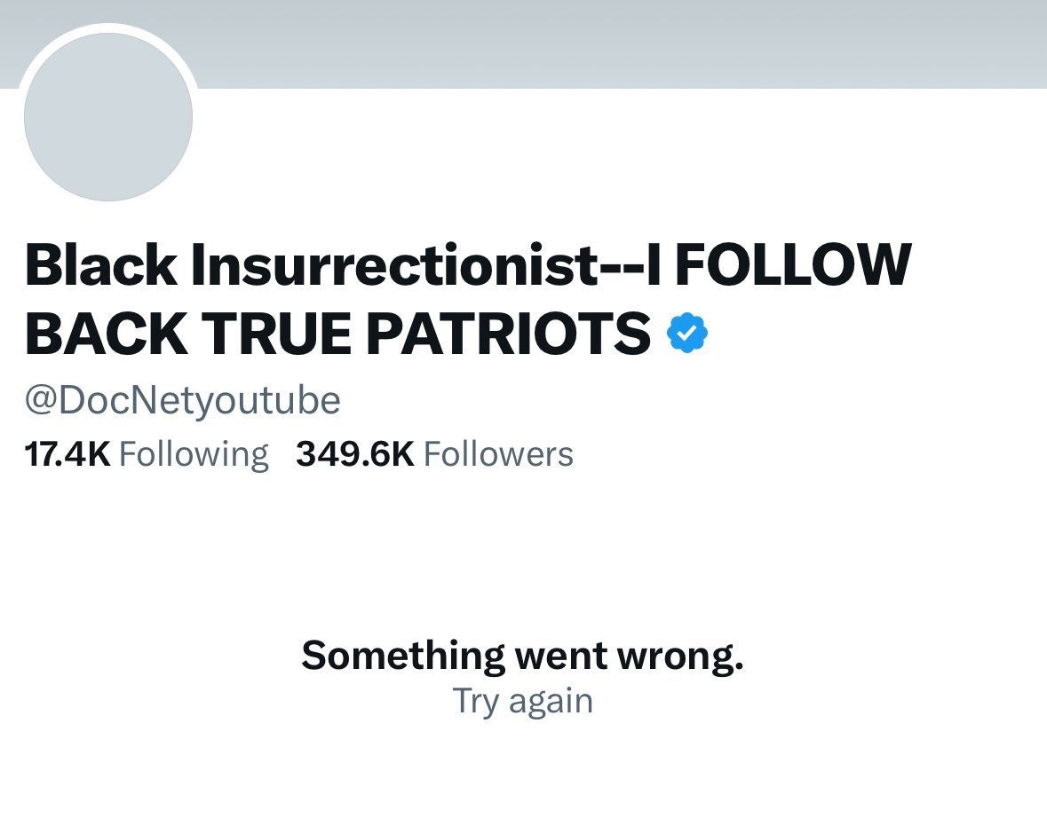 Black Insurrectionist’s X account appears to have been deactivated.