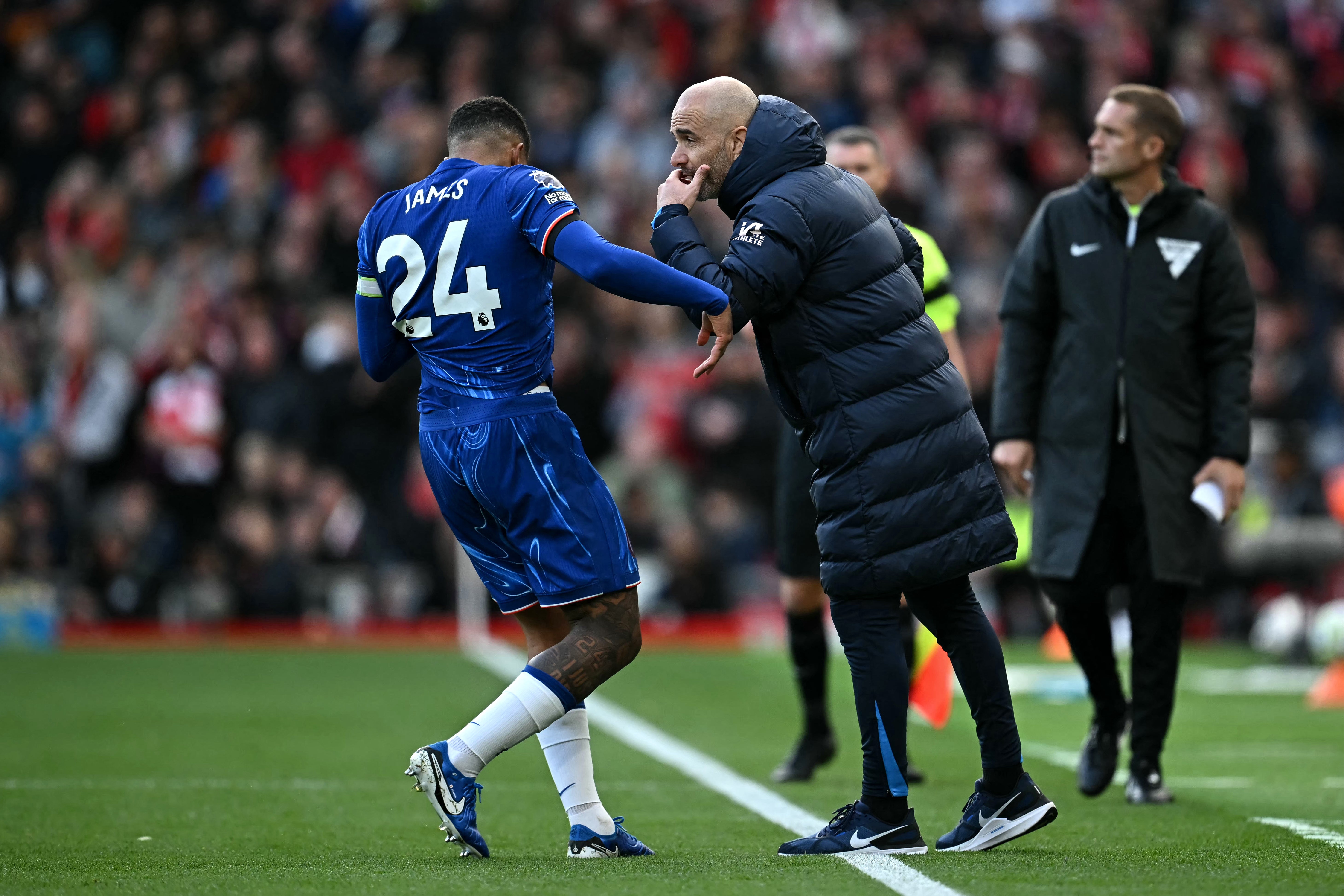 Enzo Maresca wants more from his Chelsea captain Reece James