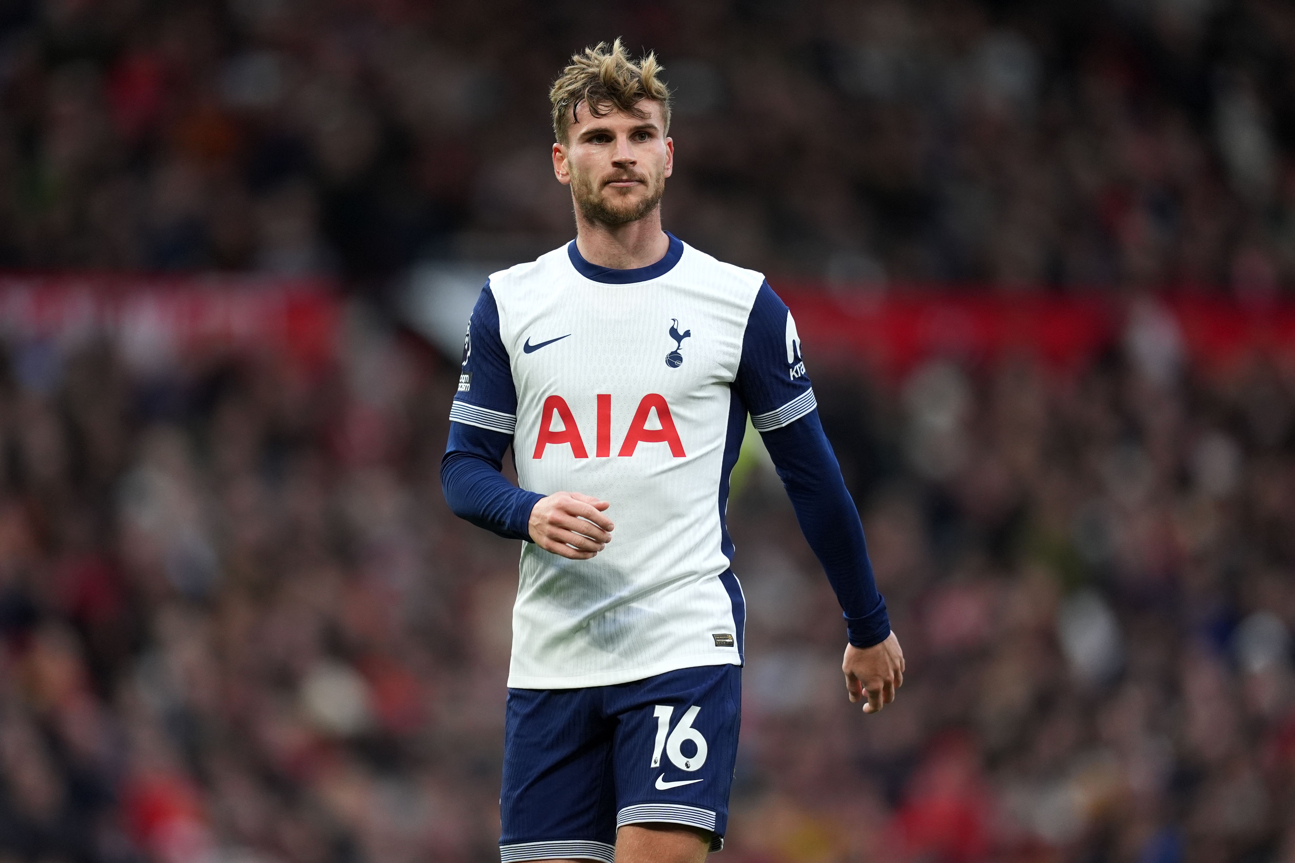 Timo Werner has struggled for goals during his second loan spell at Tottenham (Martin Rickett/PA)