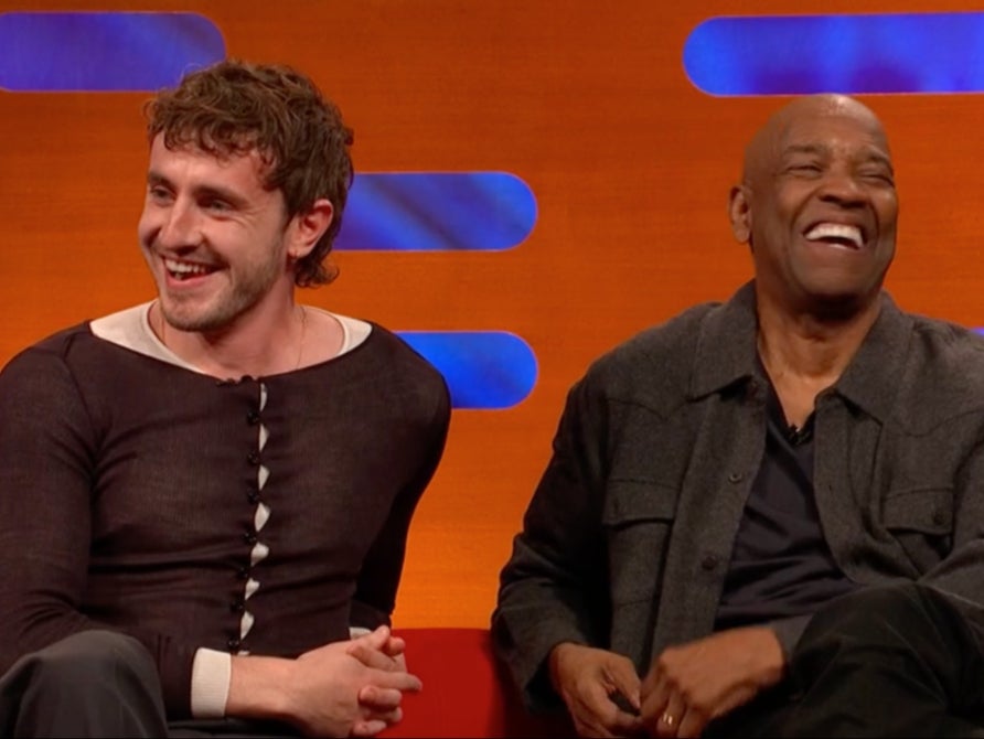 Paul Mescal and Denzel Washington on the Graham Norton Show