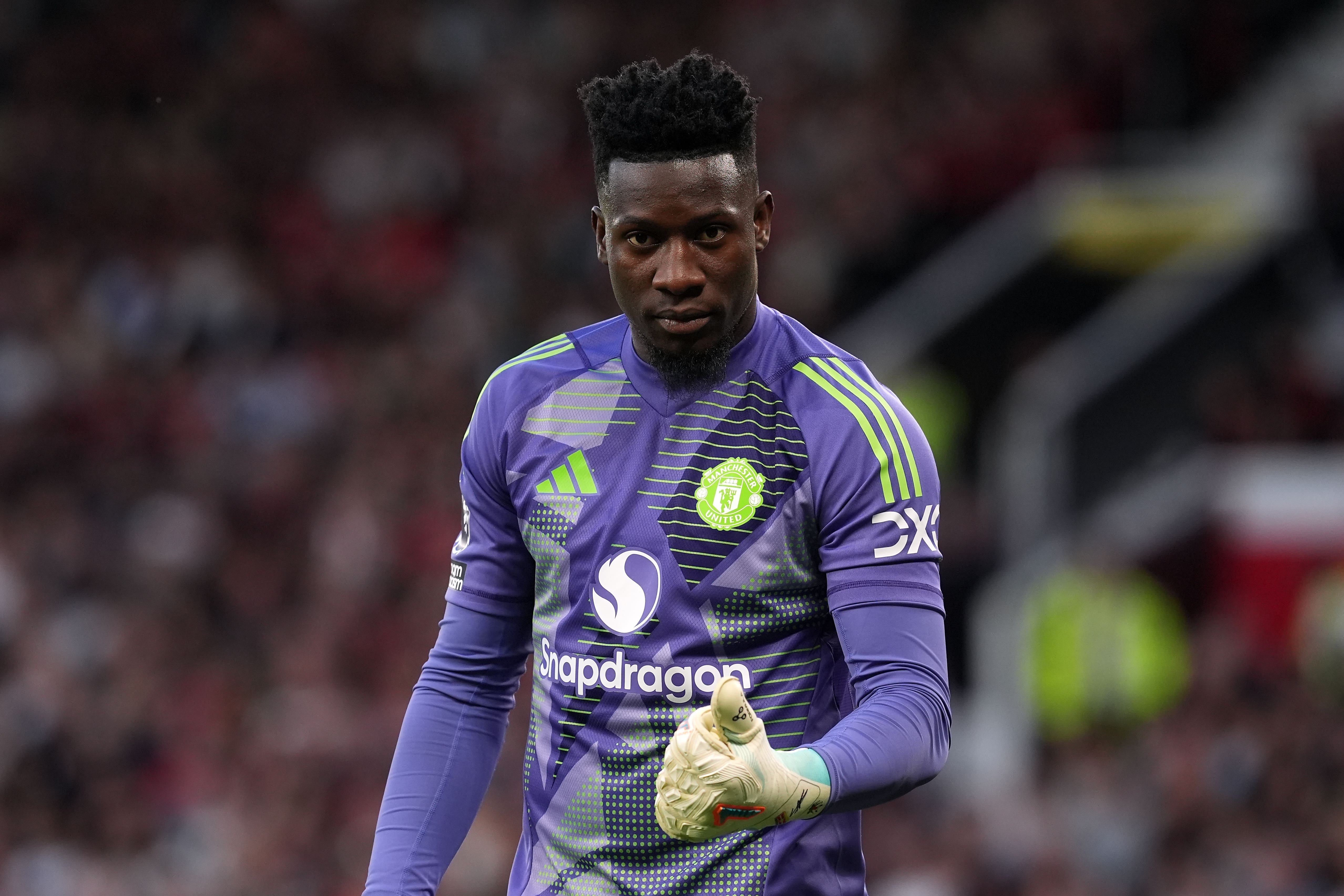 Andre Onana knows Manchester United need to start winning games (Martin Rickett/PA)