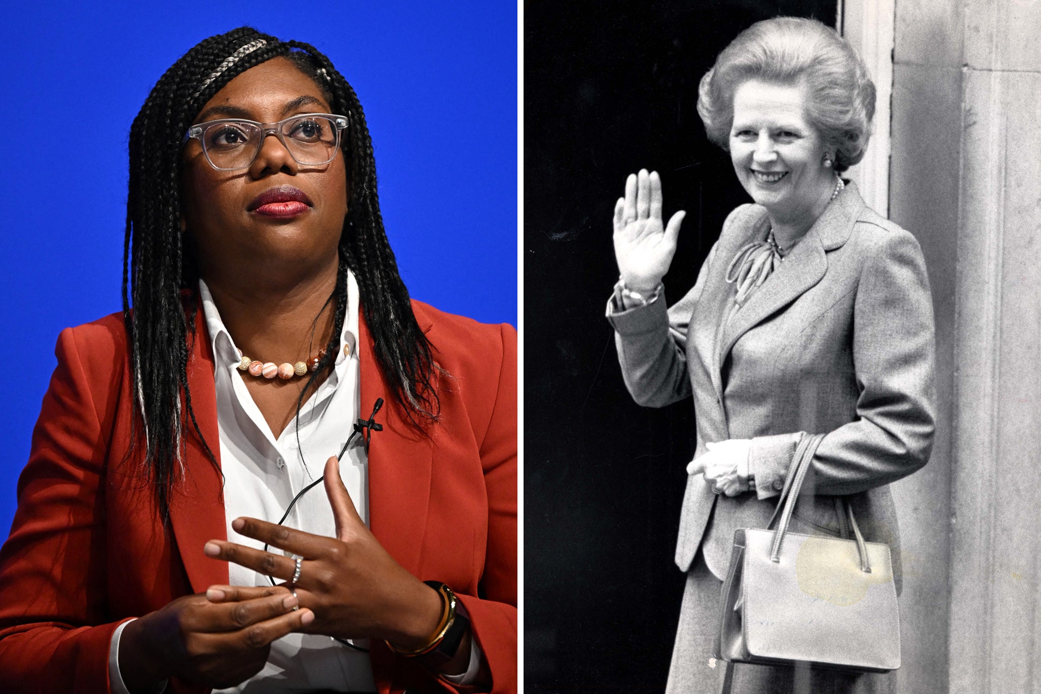 Kemi Badenoch and Margaret Thatcher