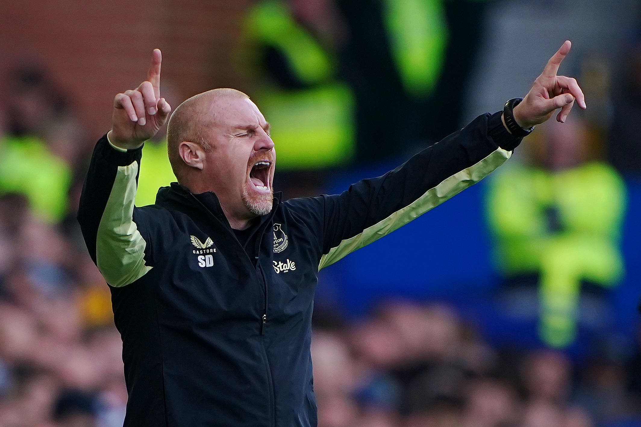 Sean Dyche hailed his Everton side despite admitting they were not at their best (Peter Byrne/PA)